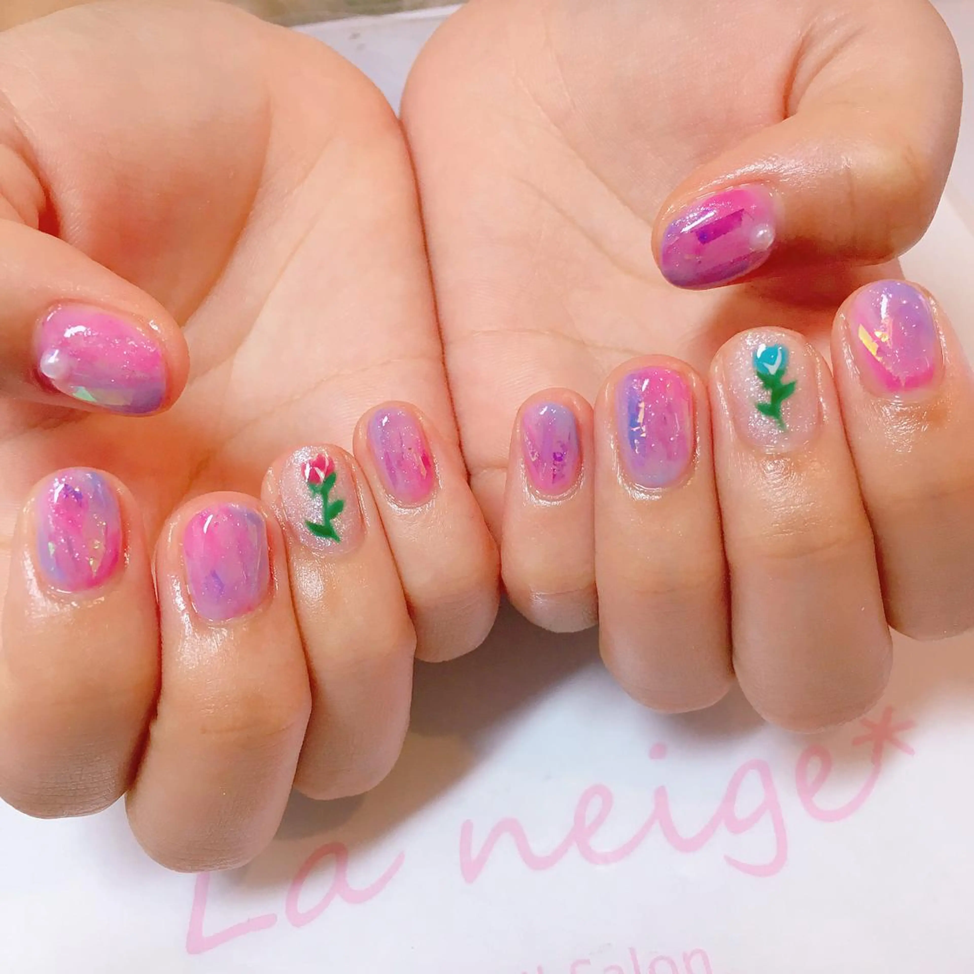 ネイル La neige* yuki 🐩🌙のネイルデザイン