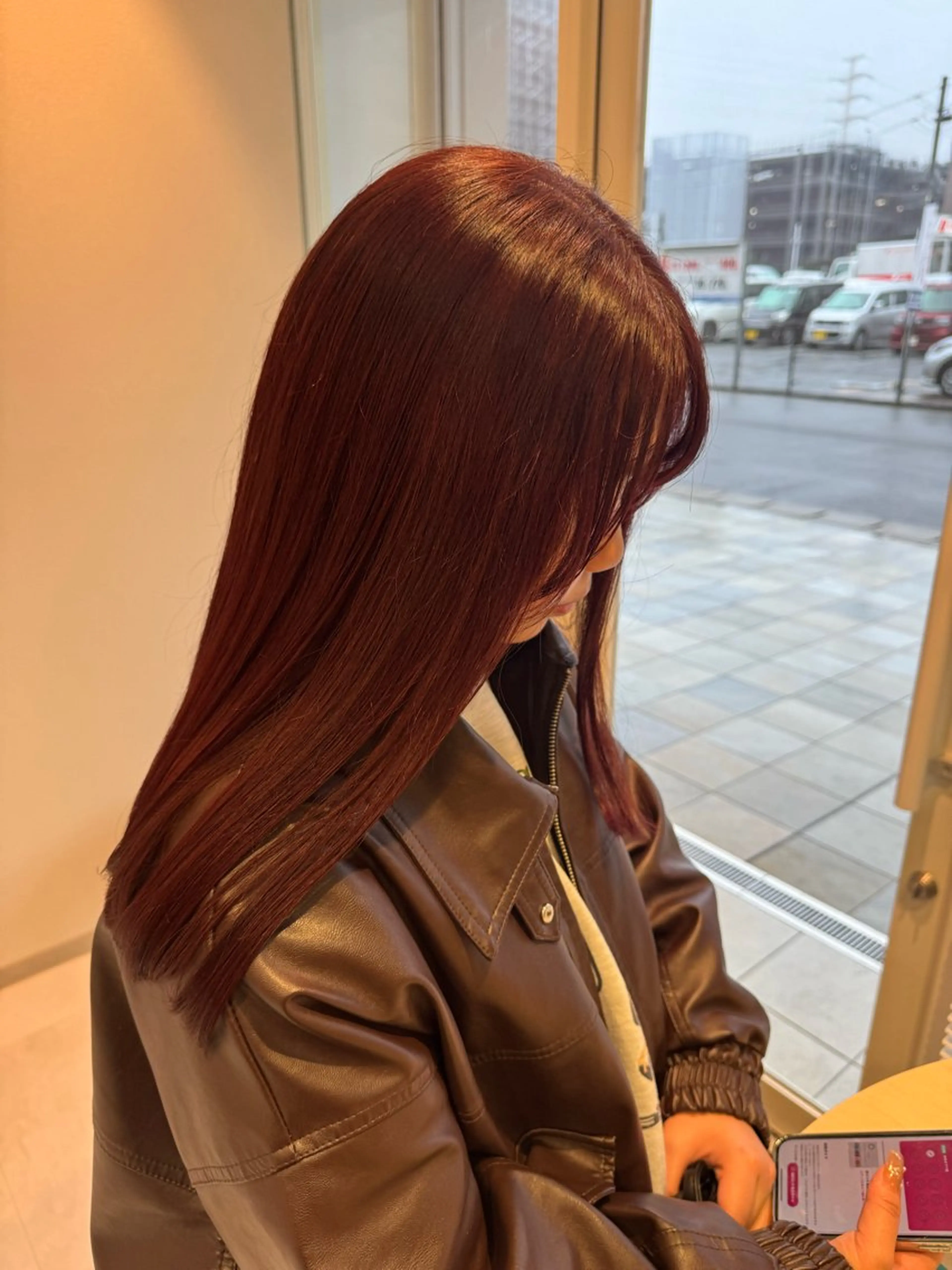 セミロング カラー アリサ/ 暖色colorのヘアスタイル