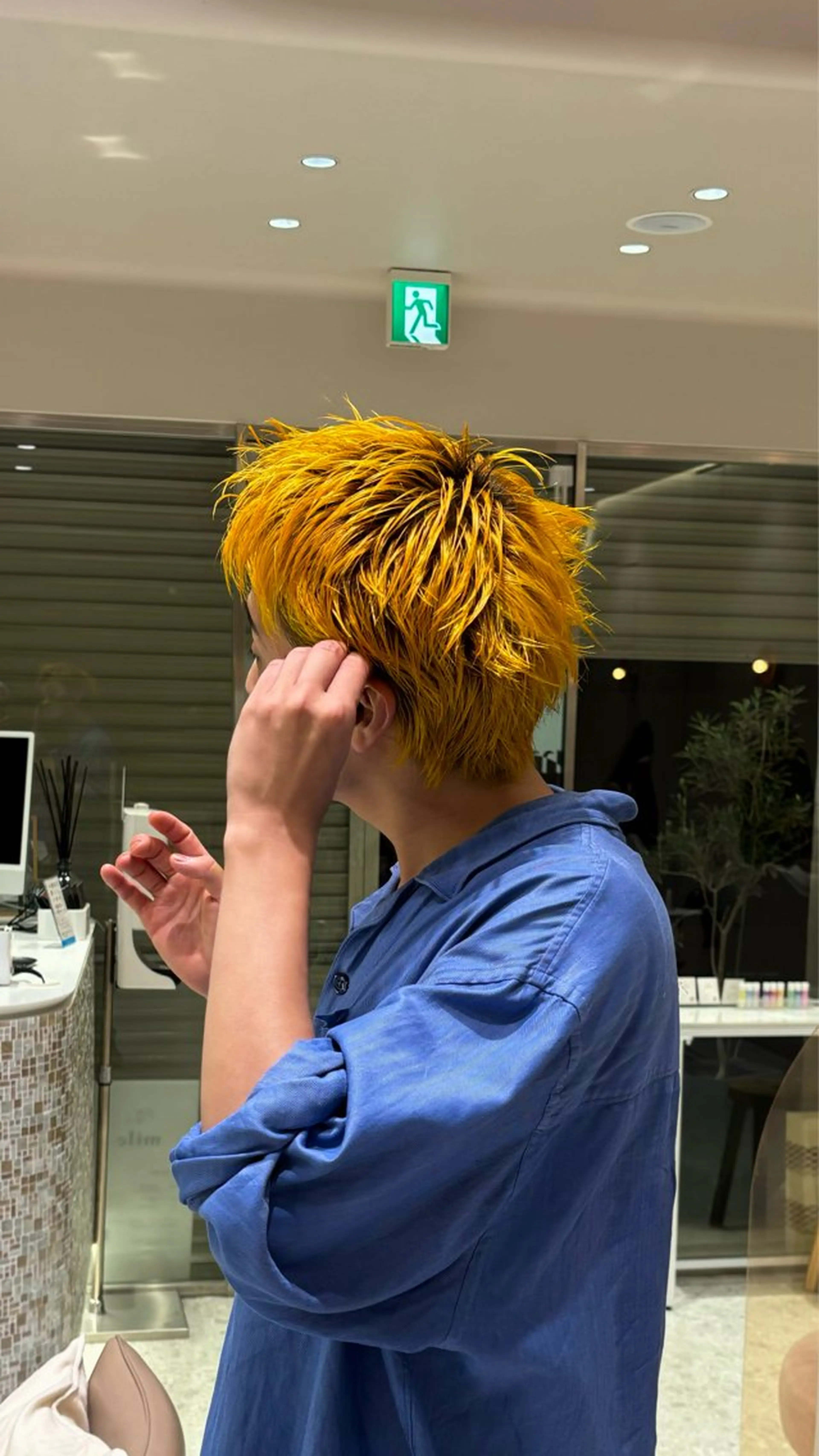 カラー メンズ 🟠mile Chinatsu🟠のヘアスタイル