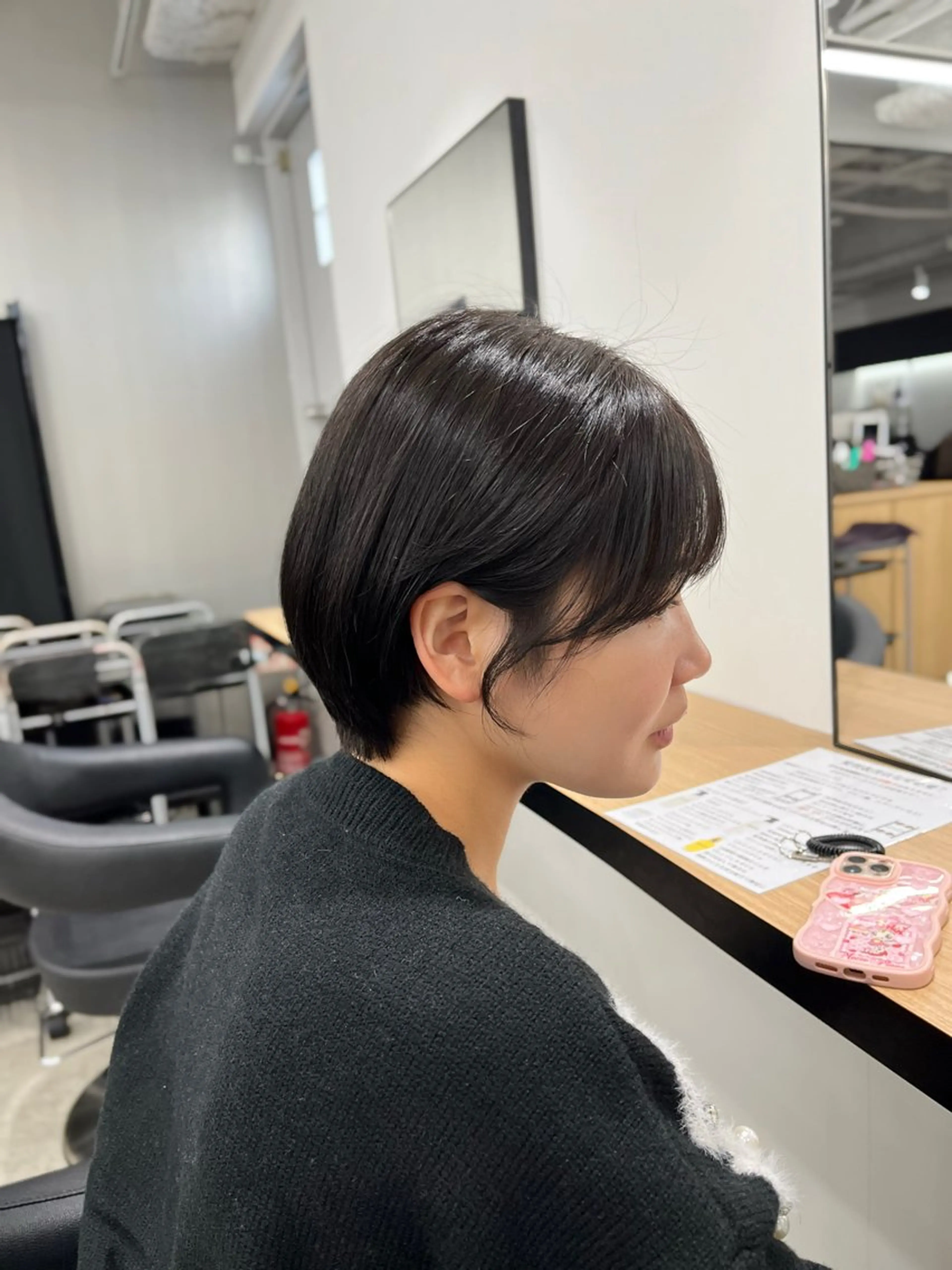 ショート 縮毛矯正/ハイトーン /パーマ/前原汐🎐のヘアスタイル