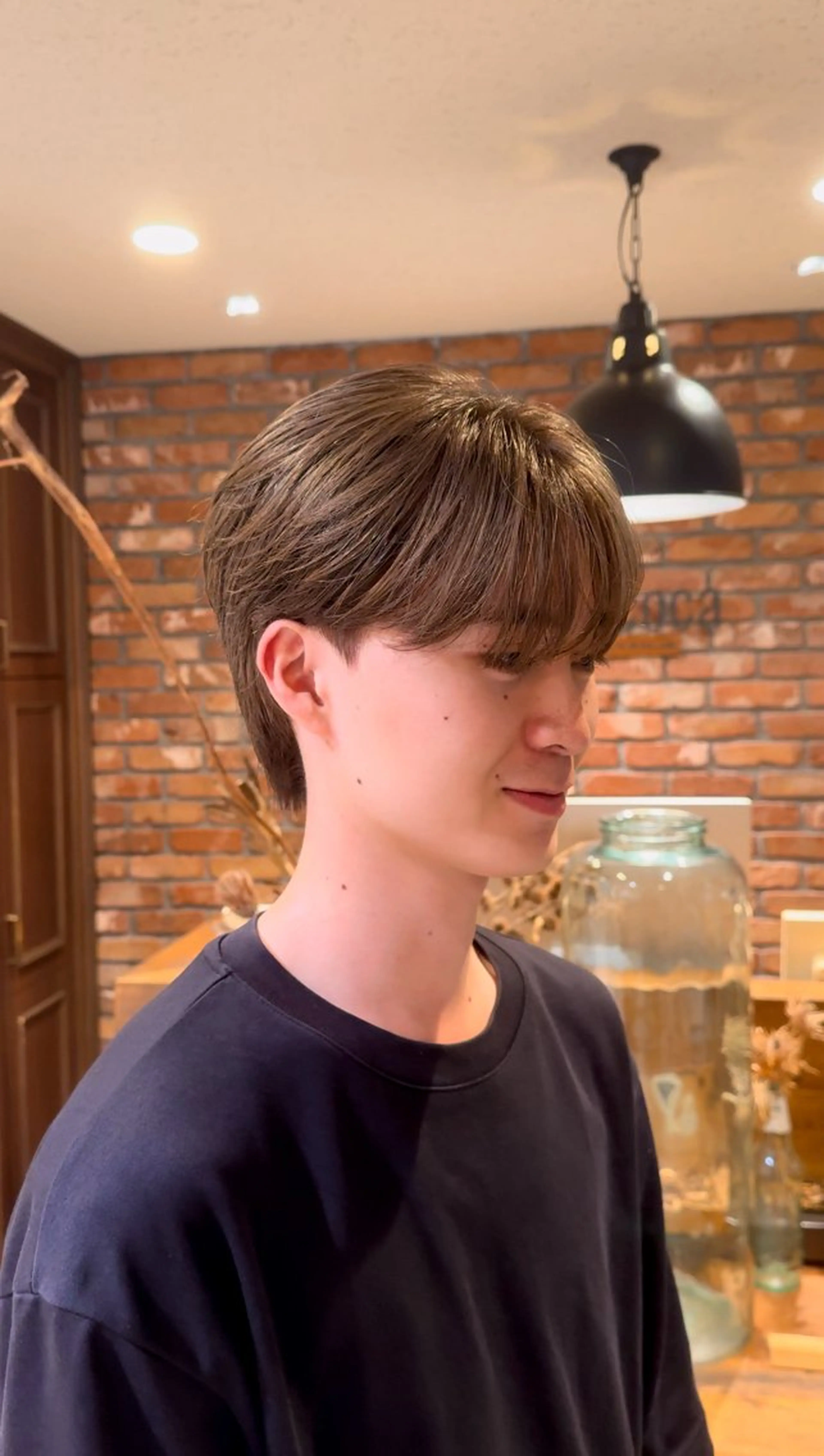 ショート カラー パーマ メンズ カット ヘアカラー かんたまる💭レイヤ ー/ニュアンスパーマのヘアスタイル