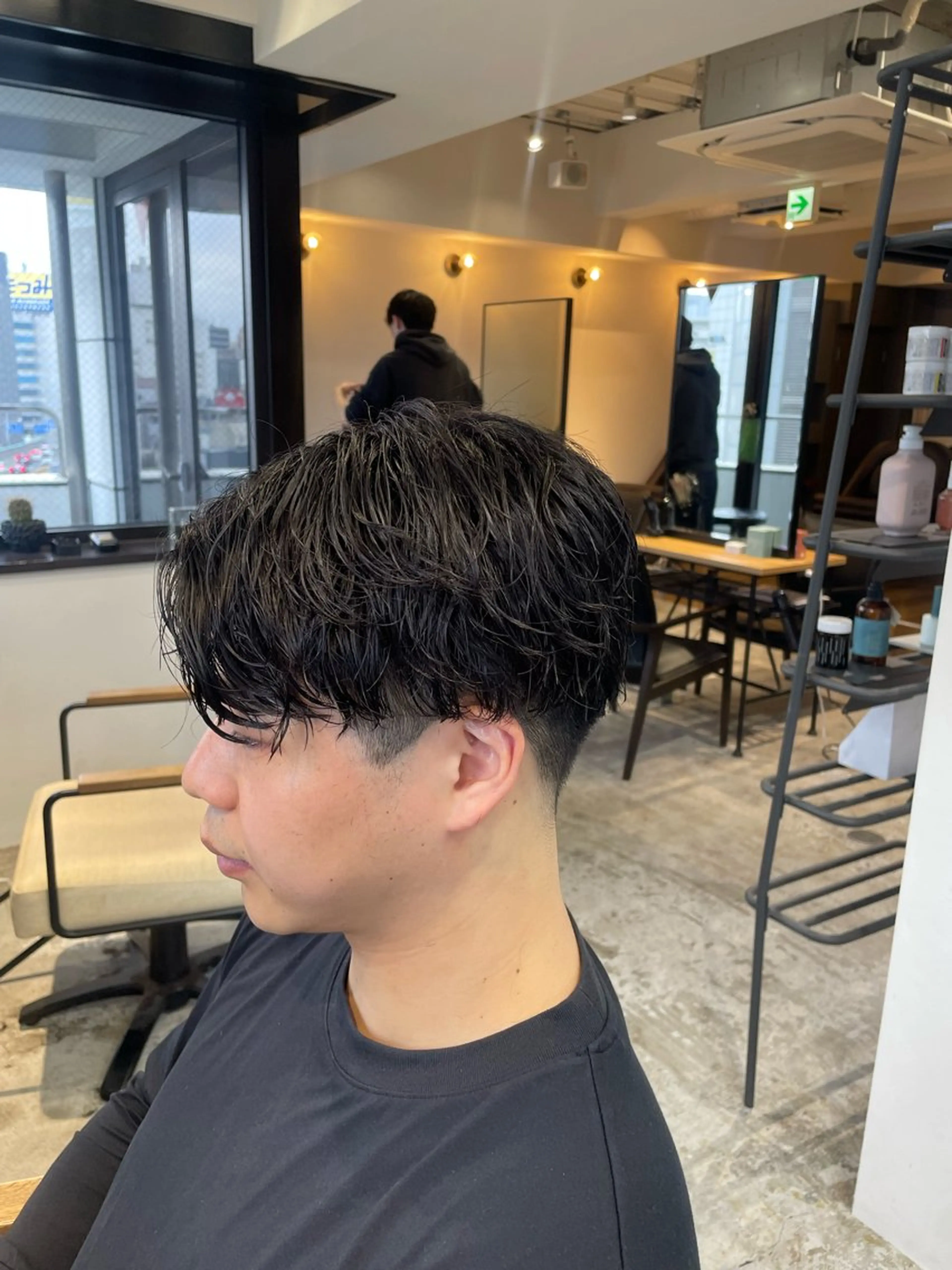 ショート メンズパーマ梅田 ・川副史晶のヘアスタイル