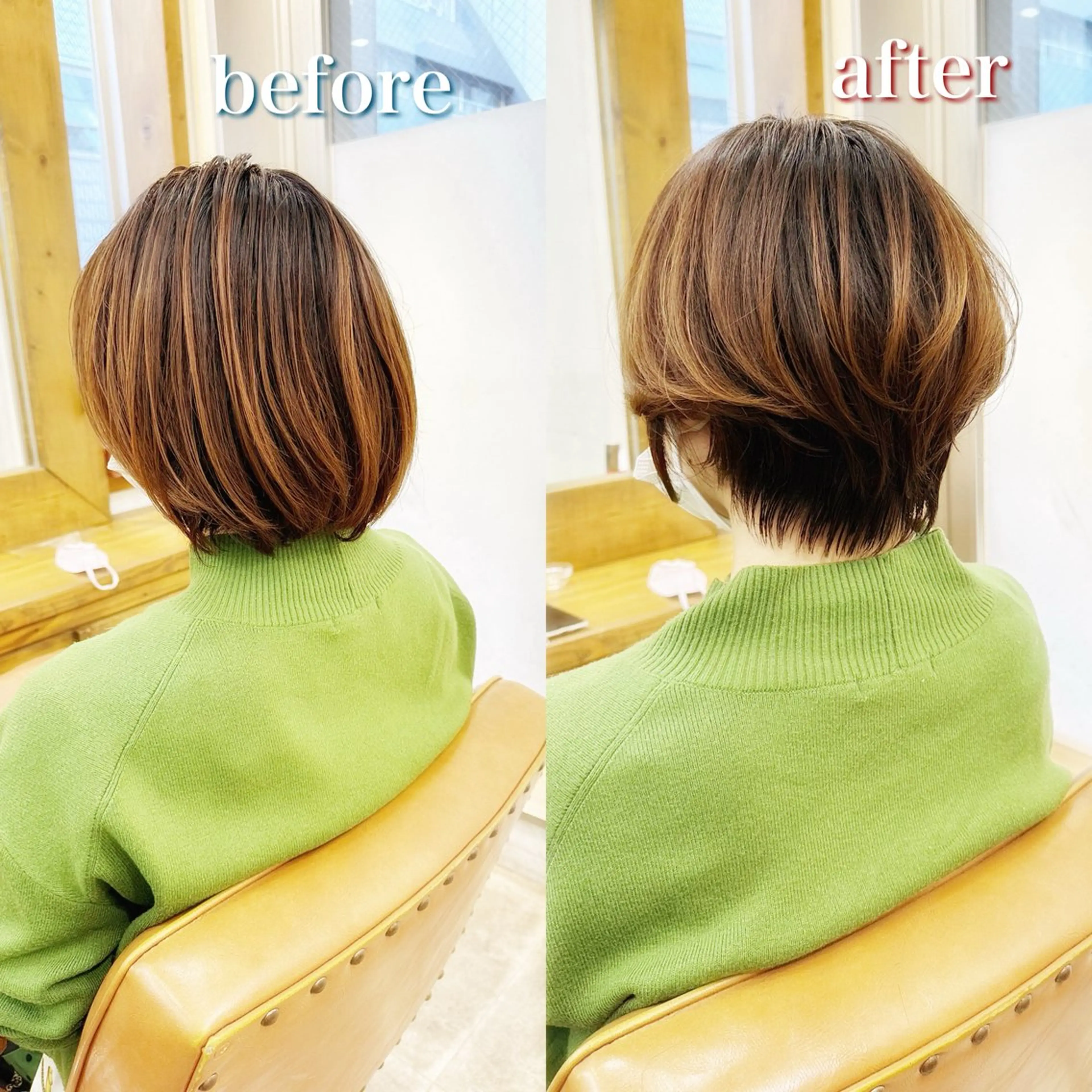 ショート カラー カット ヘアカラー newline銀座所属・🍀🍀🍀 金子涼🍀🍀🍀のヘアスタイル