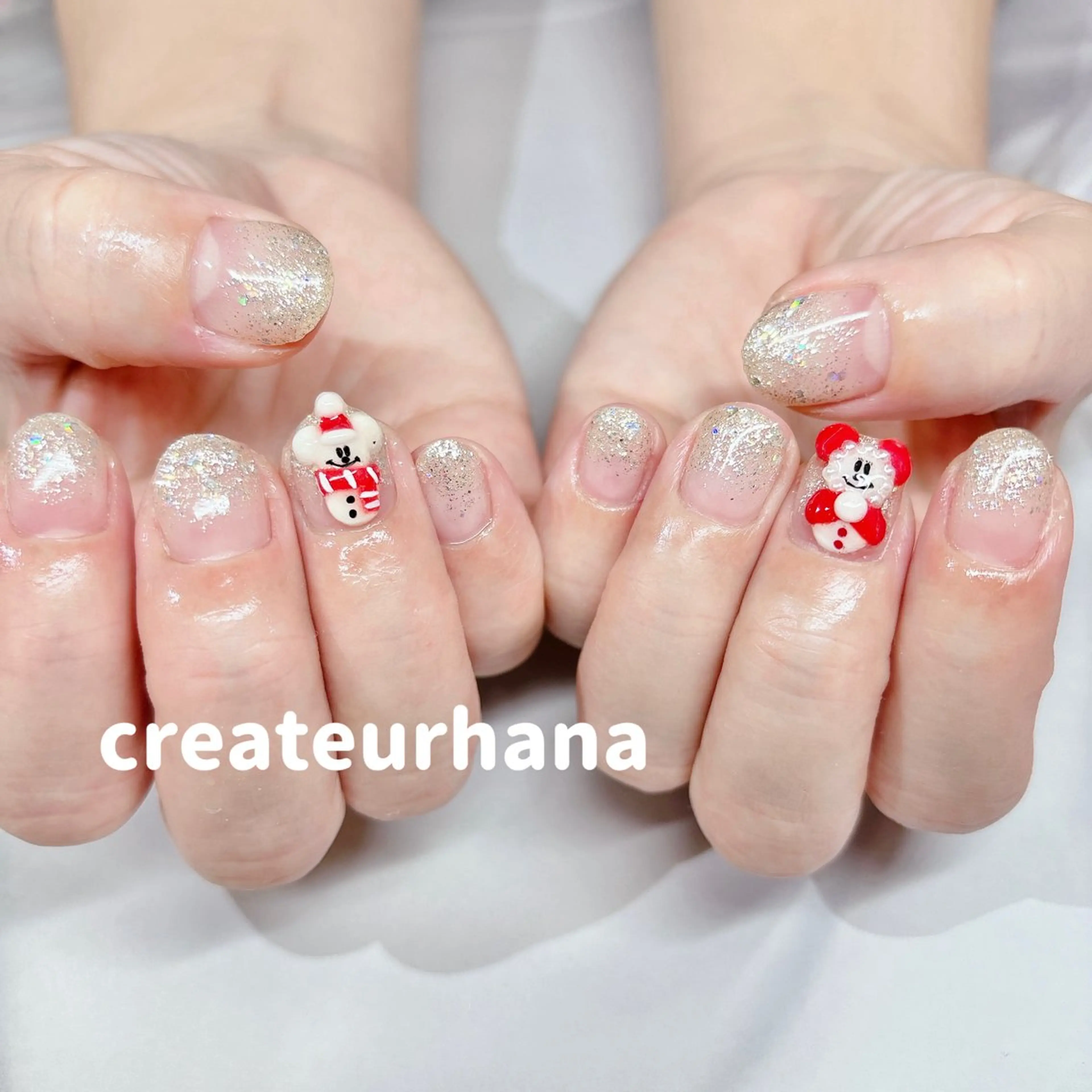 ネイル クレアトゥール華所属・クレアトゥール華 西村のネイルデザイン