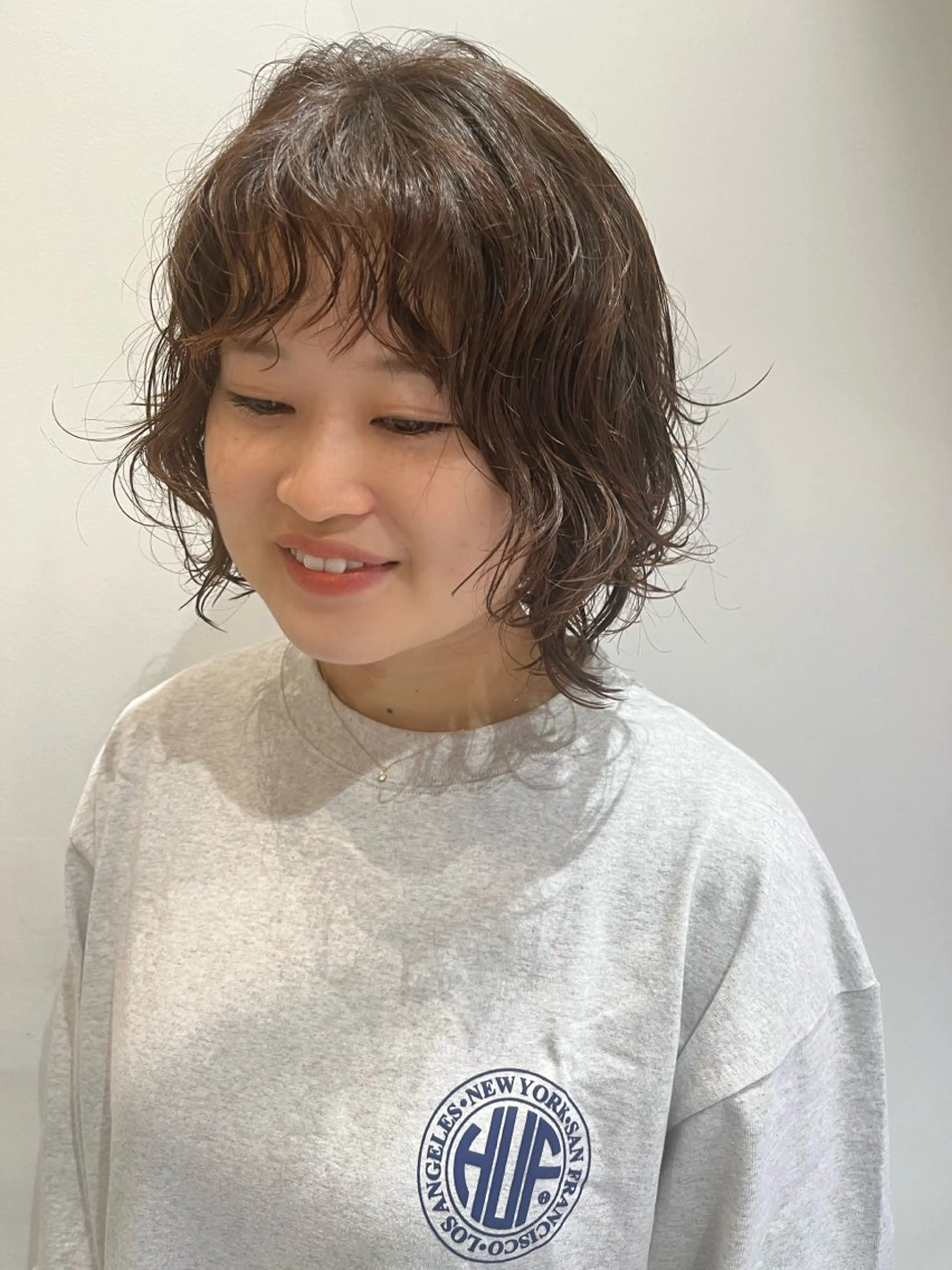 ショート カラー パーマ ニュアンスヘア☆樋口 希世☆のヘアスタイル