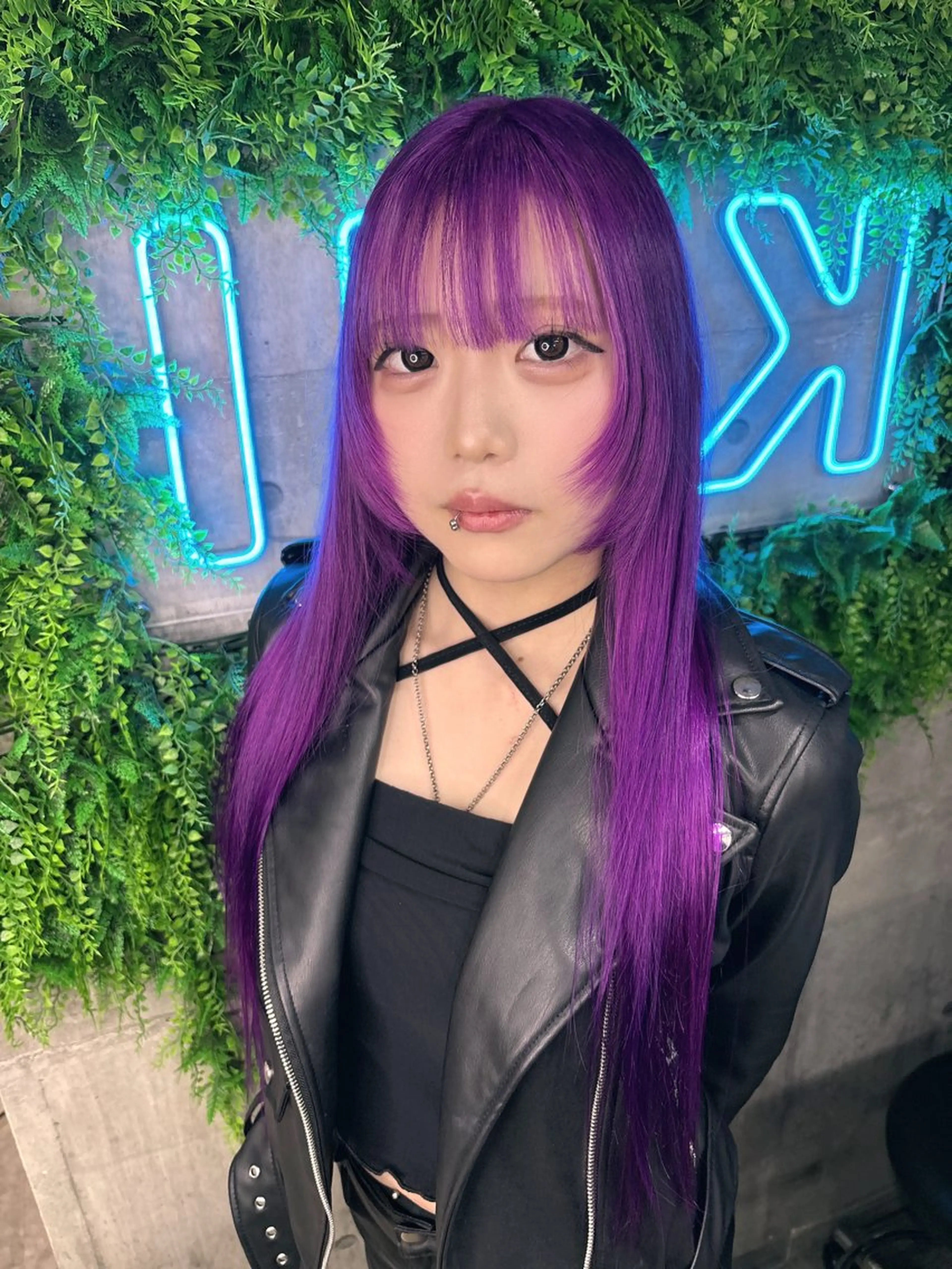 ロング カラー ヘアカラー 韓国スタイル/レイヤ ー/透明感カラー⛄️のヘアスタイル