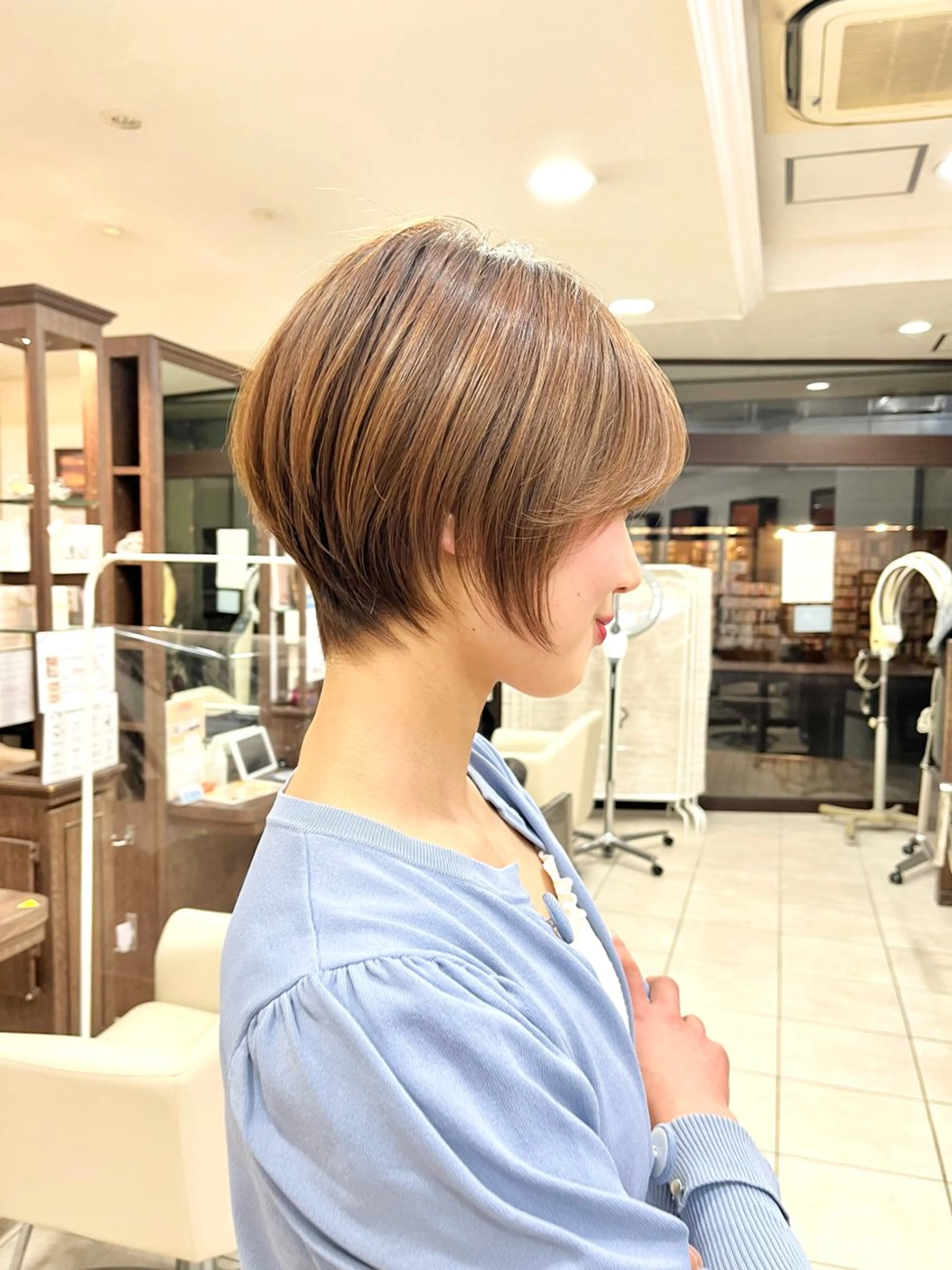 ショート カット ヘアカラー トリートメント ✨髪質改善・縮毛矯正 専門美容室マーベルのヘアスタイル