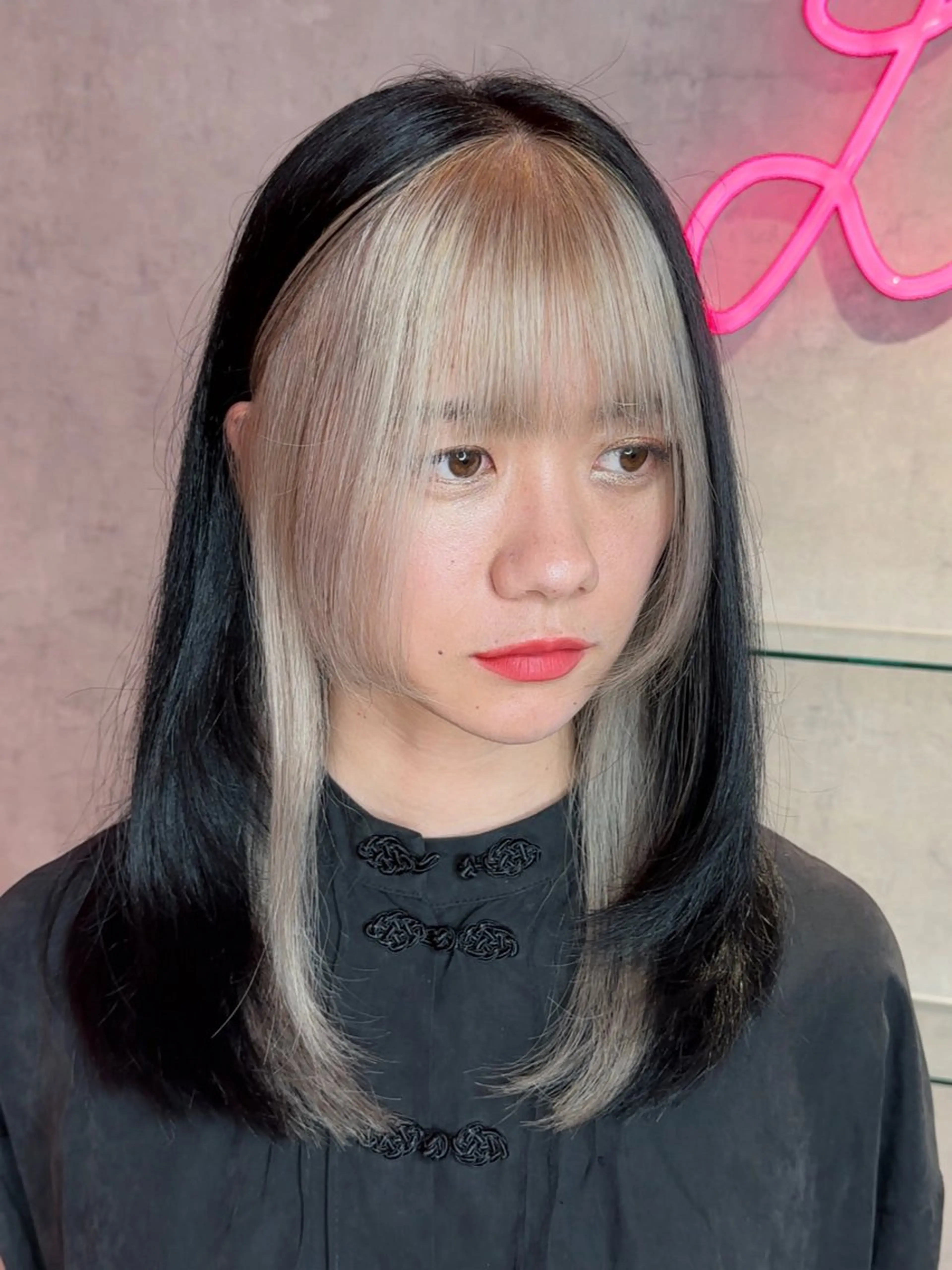 ミディアム カラー 韓国ヘア/艶カラー /田中悠佑のヘアスタイル