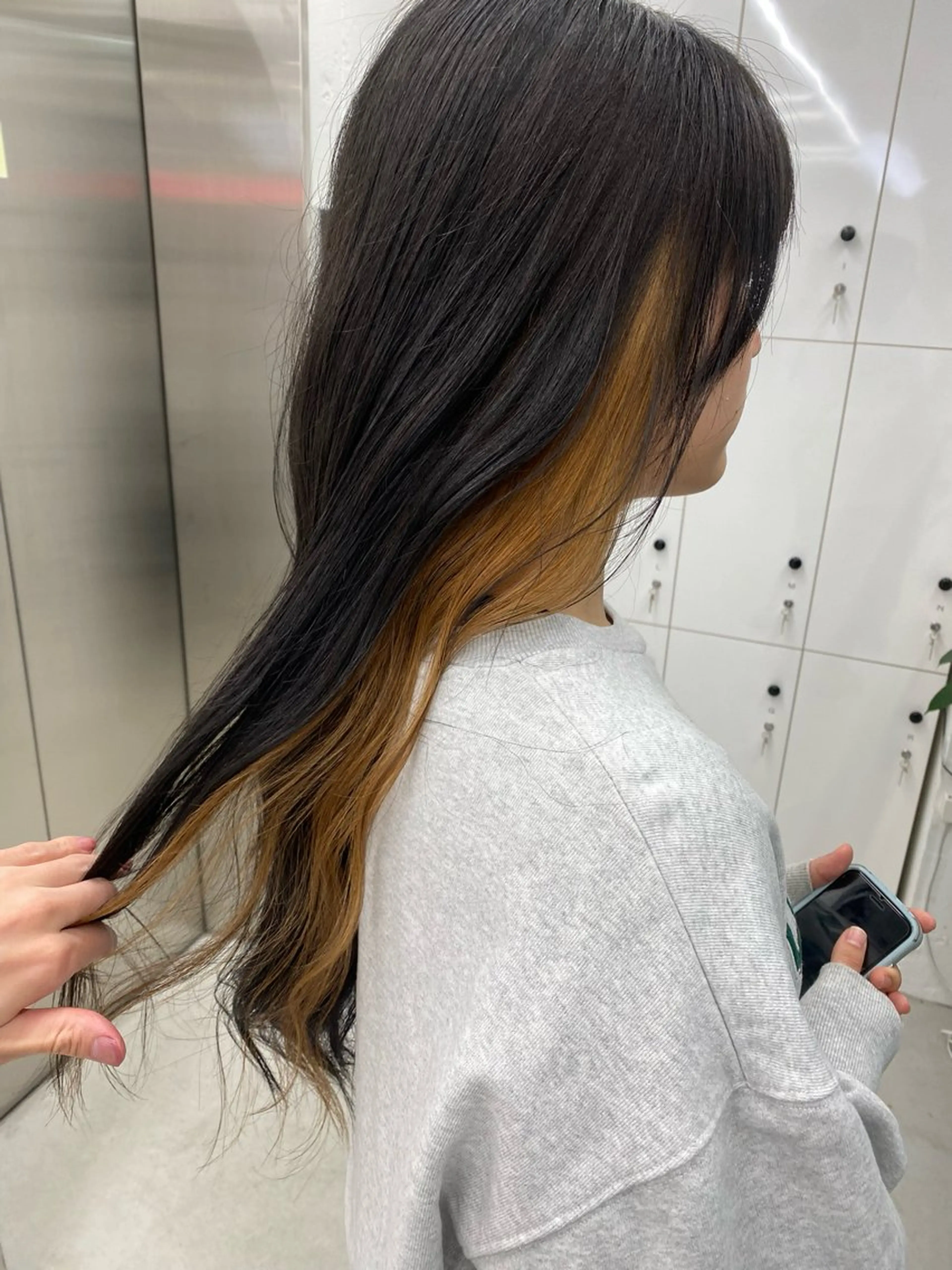 ロング カラー カット ヘアカラー トリートメント 🐶ひかる🐶 JILLSTUDIOのヘアスタイル