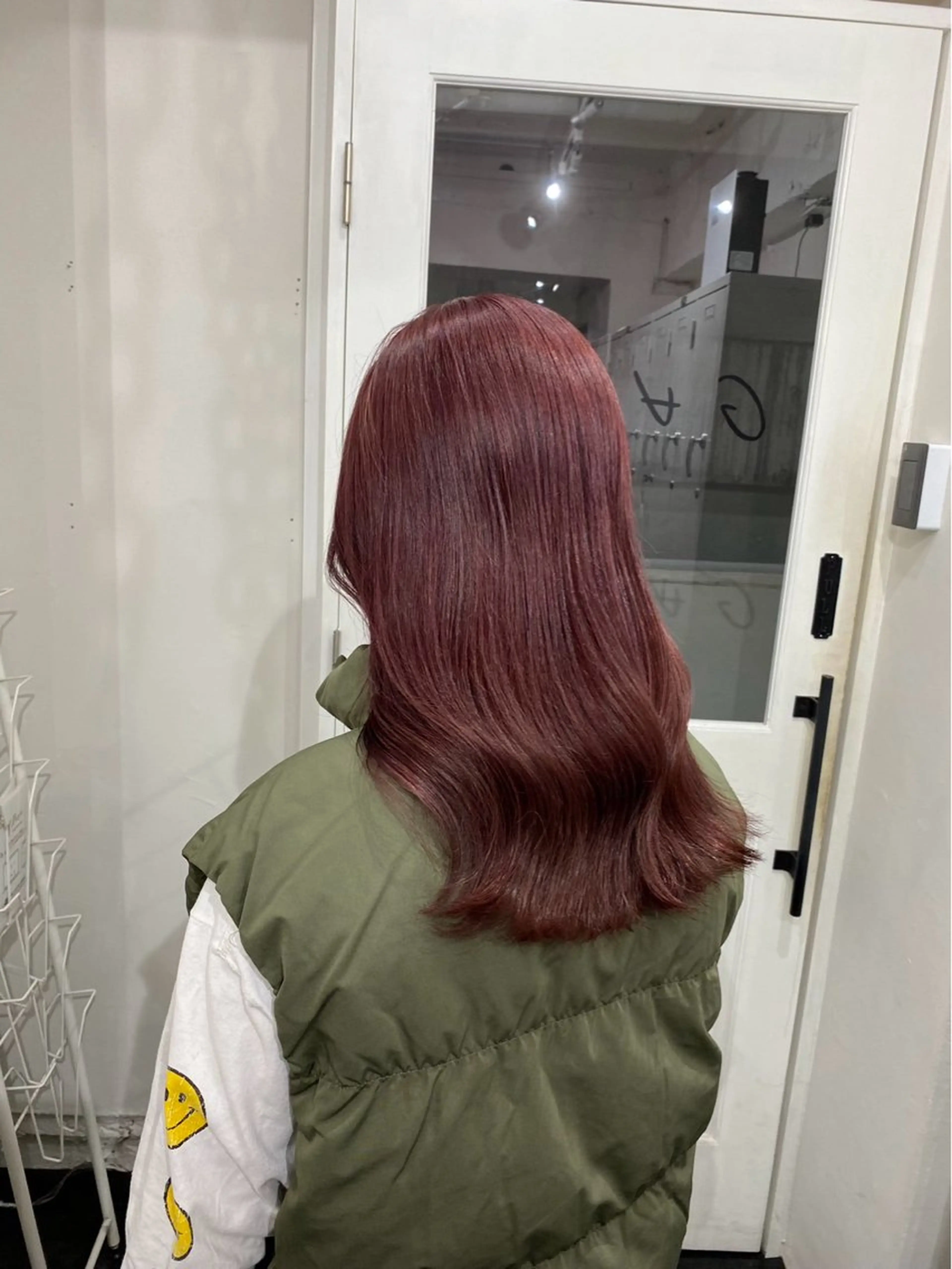 ロング 抜け感/ワンカラー/ 明大前/桑田のヘアスタイル