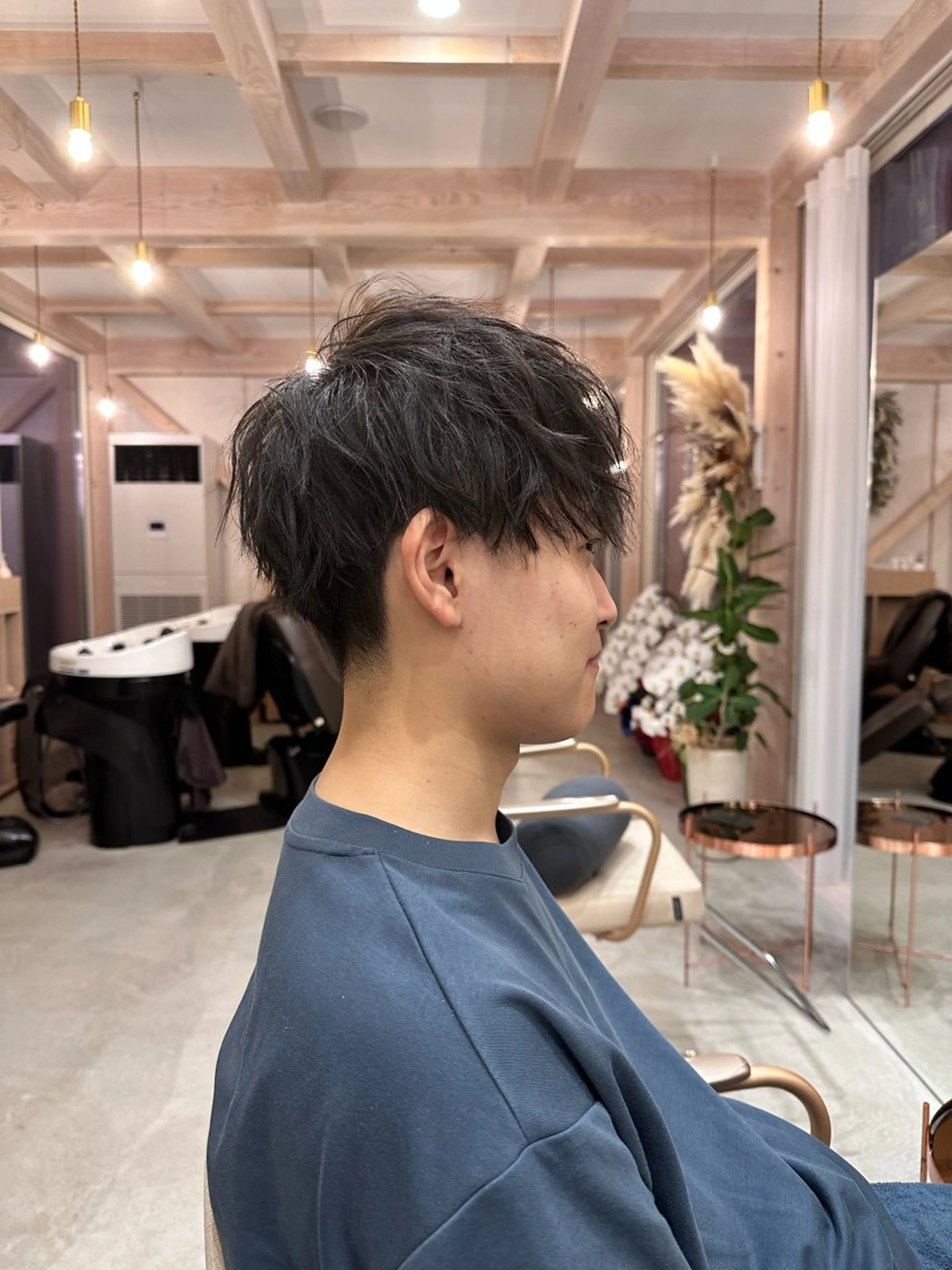 メンズ マッシュ and c所属・NISHI （ニシ）のヘアスタイル