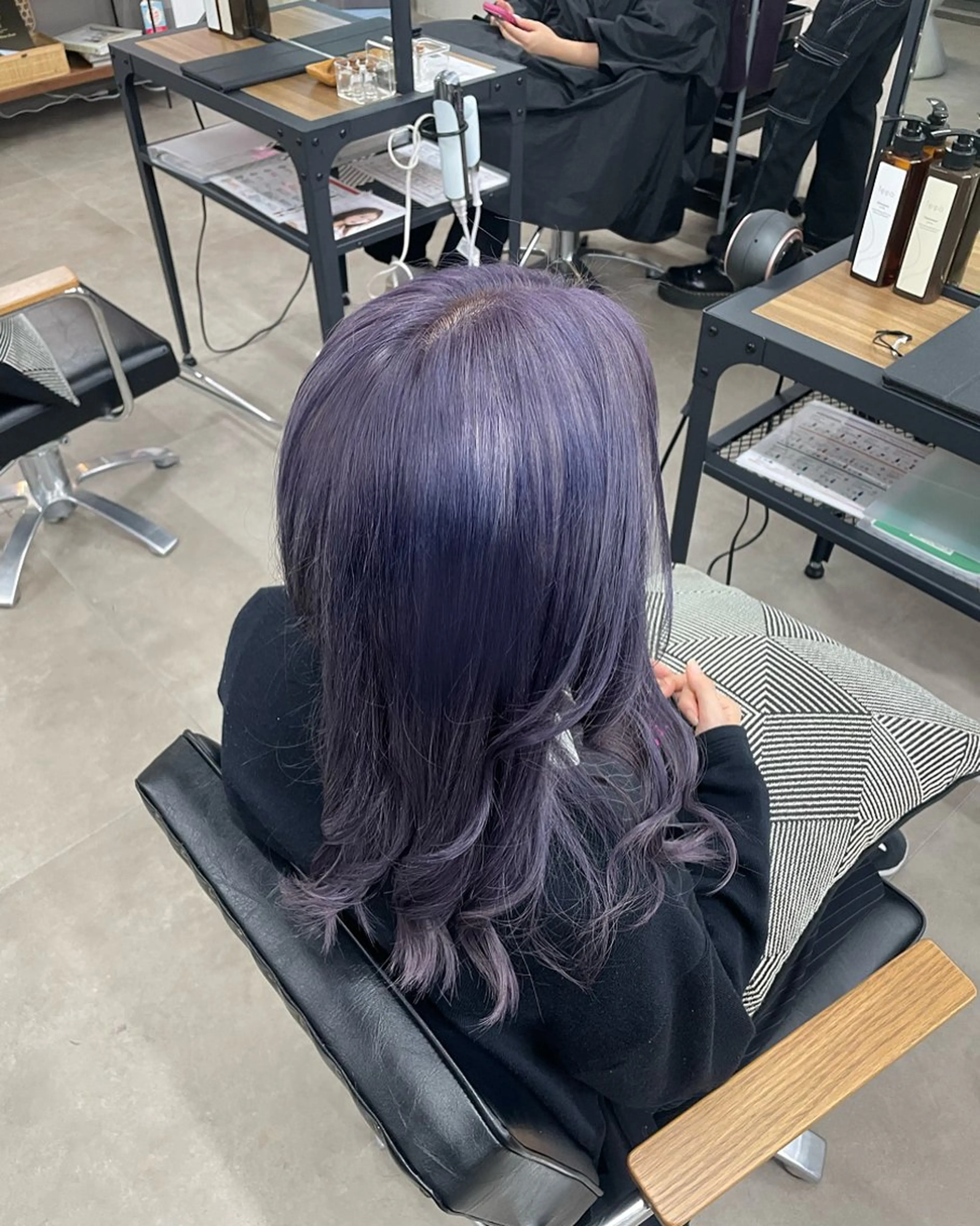 セミロング カラー ヘアカラー 田川 聖菜のヘアスタイル