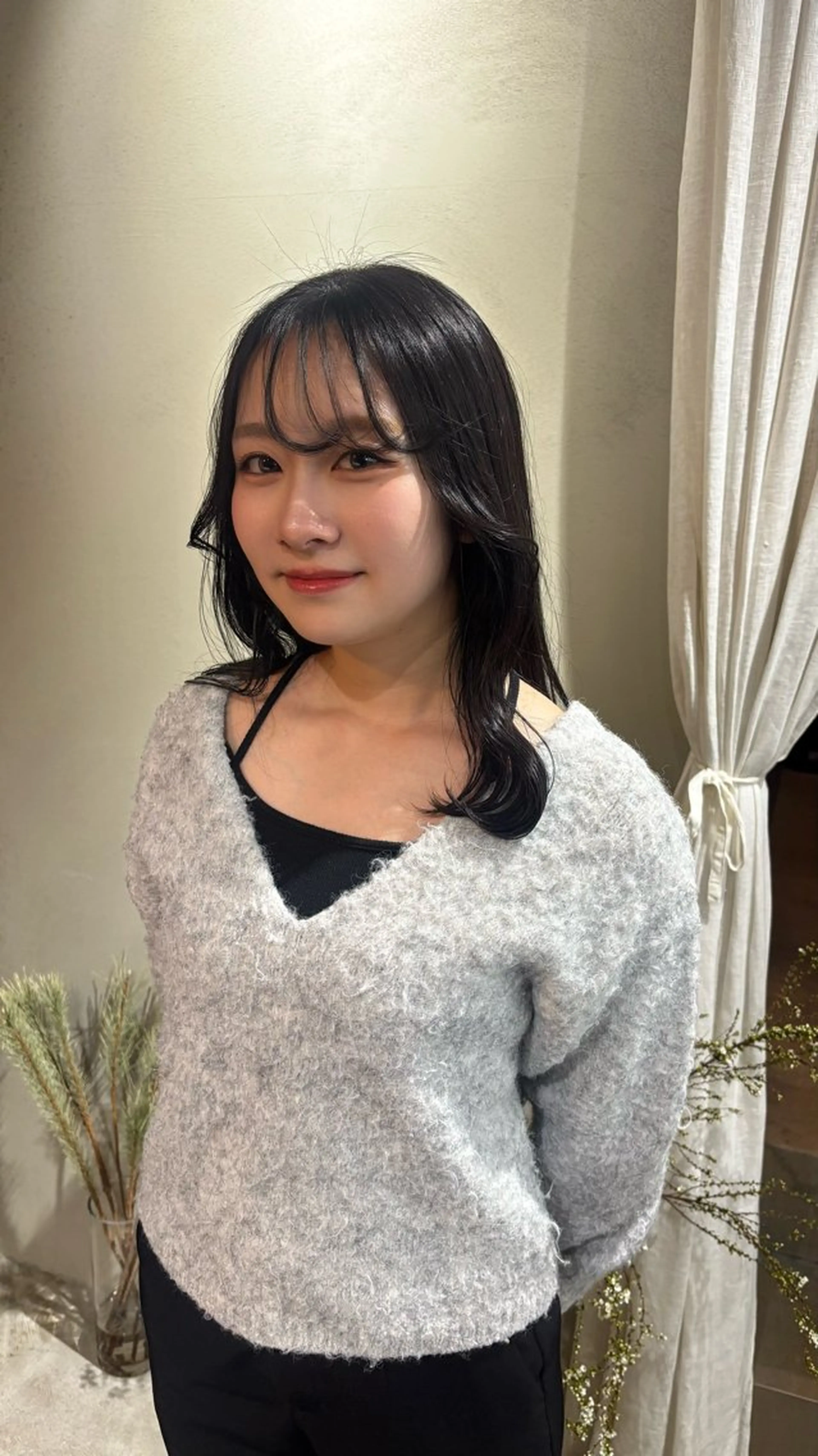 カラー ヘアカラー トリートメント Asumi/丸の内 /ブリーチ/花屋併設のヘアスタイル