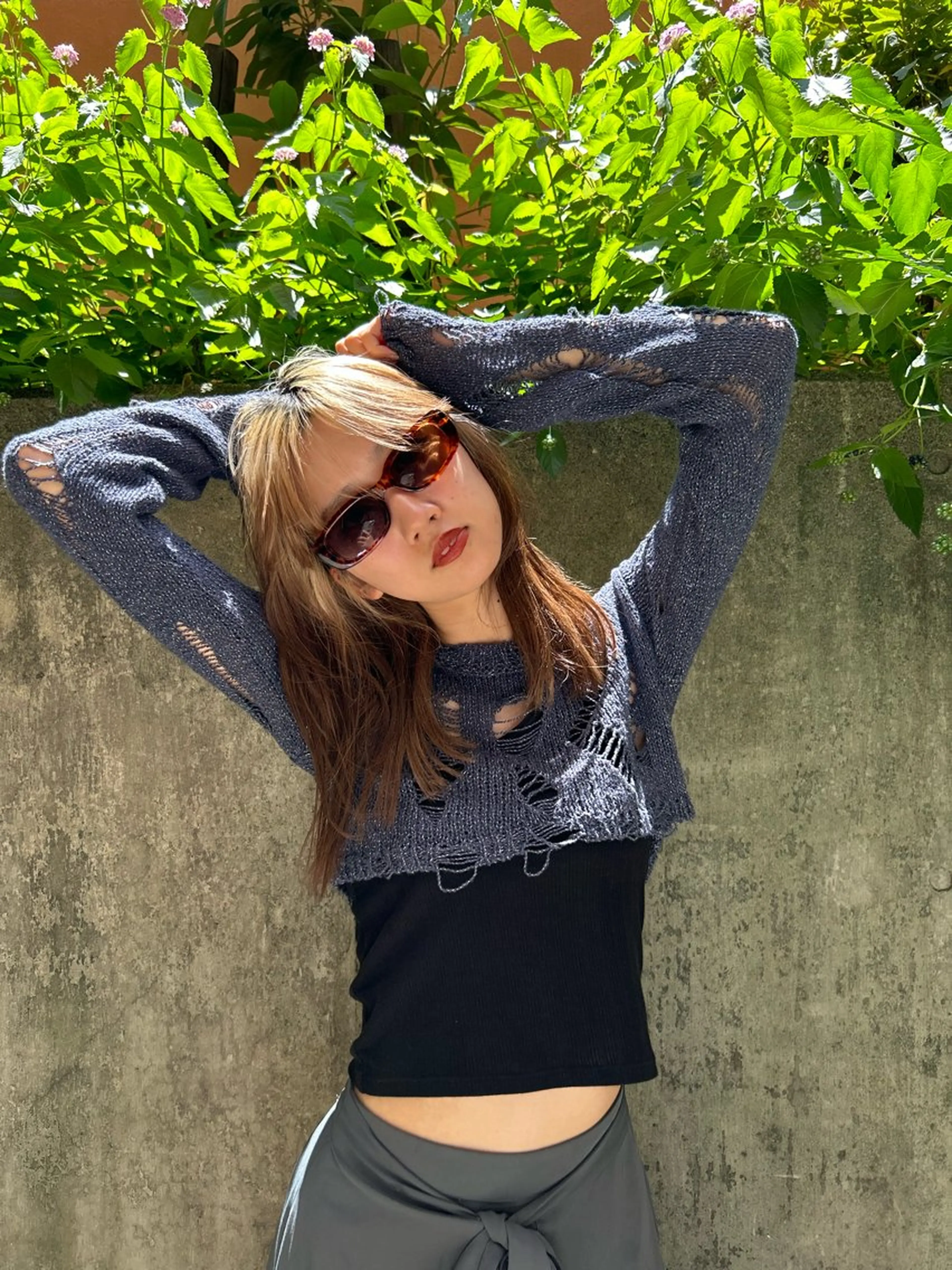 カラー ヘアアレンジ ayano/パーマ/ 暖色カラーのヘアスタイル