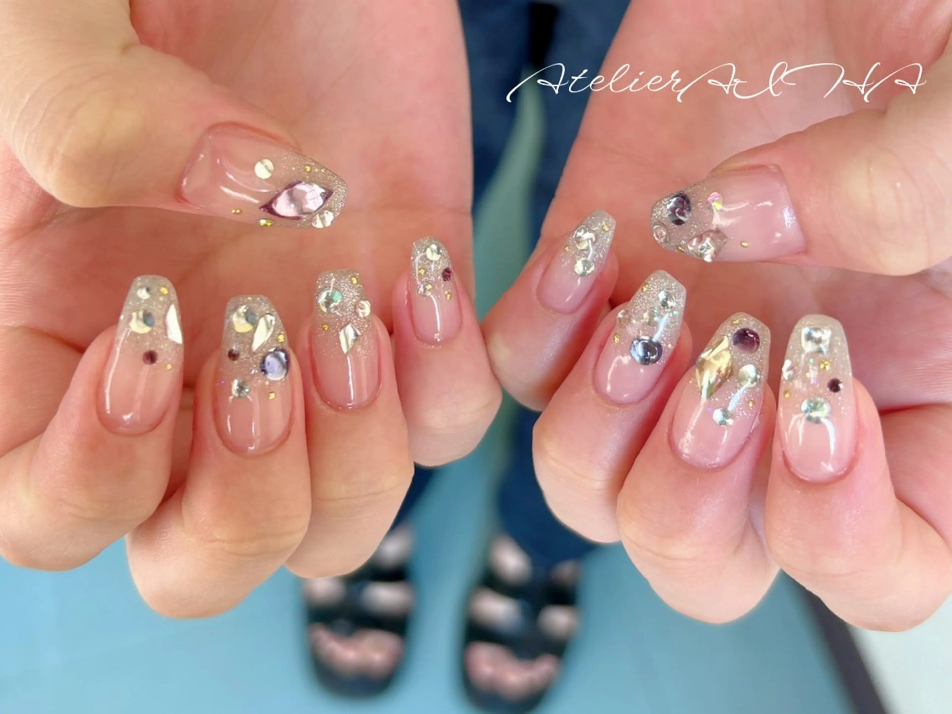 ネイル ハンドネイル nail&eyelashsalon atelier fam上本町店所属・アトリエ FAMのネイルデザイン