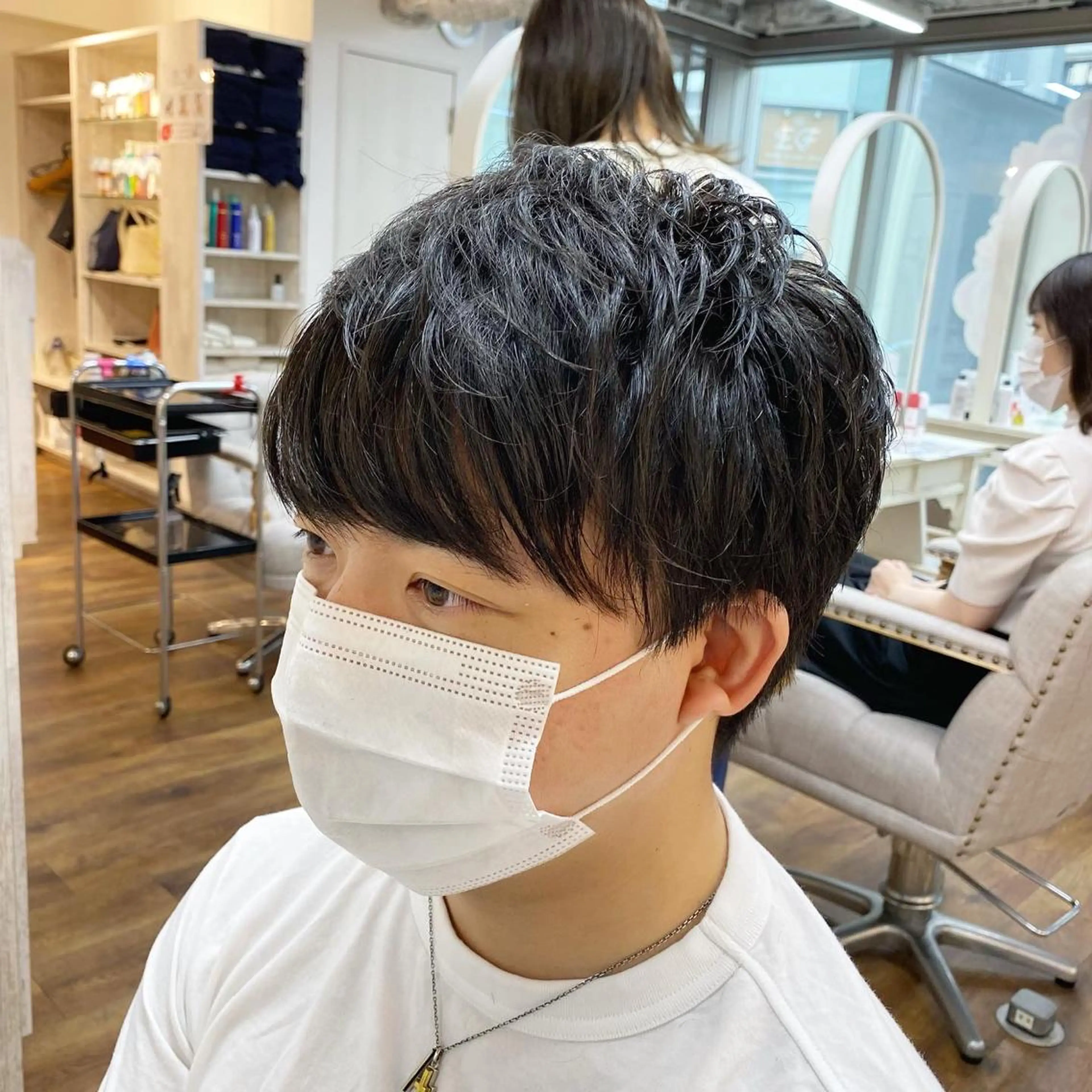ショート メンズ 大場 優のヘアスタイル