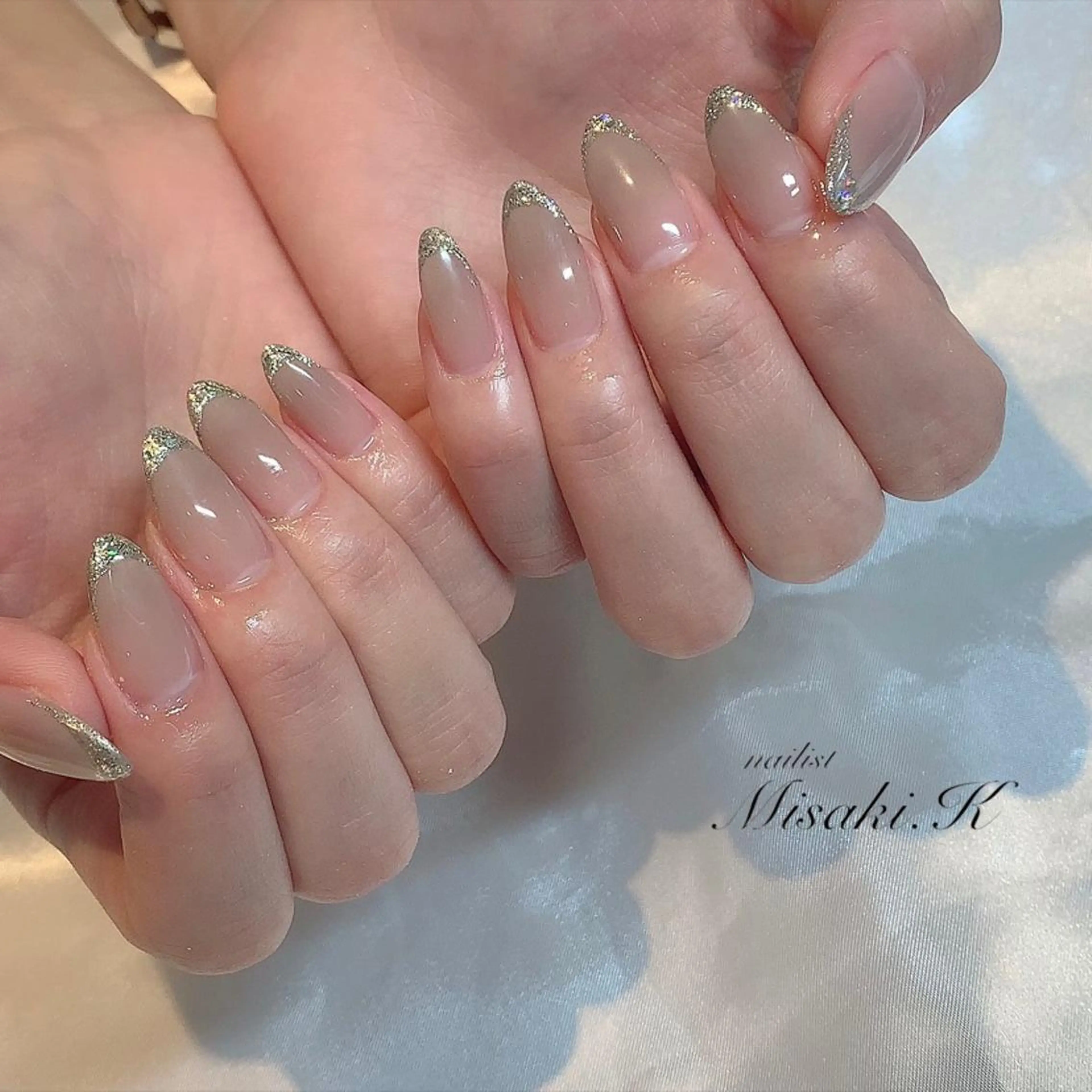 ネイル ラメ(グリッター) K. Misakiのネイルデザイン