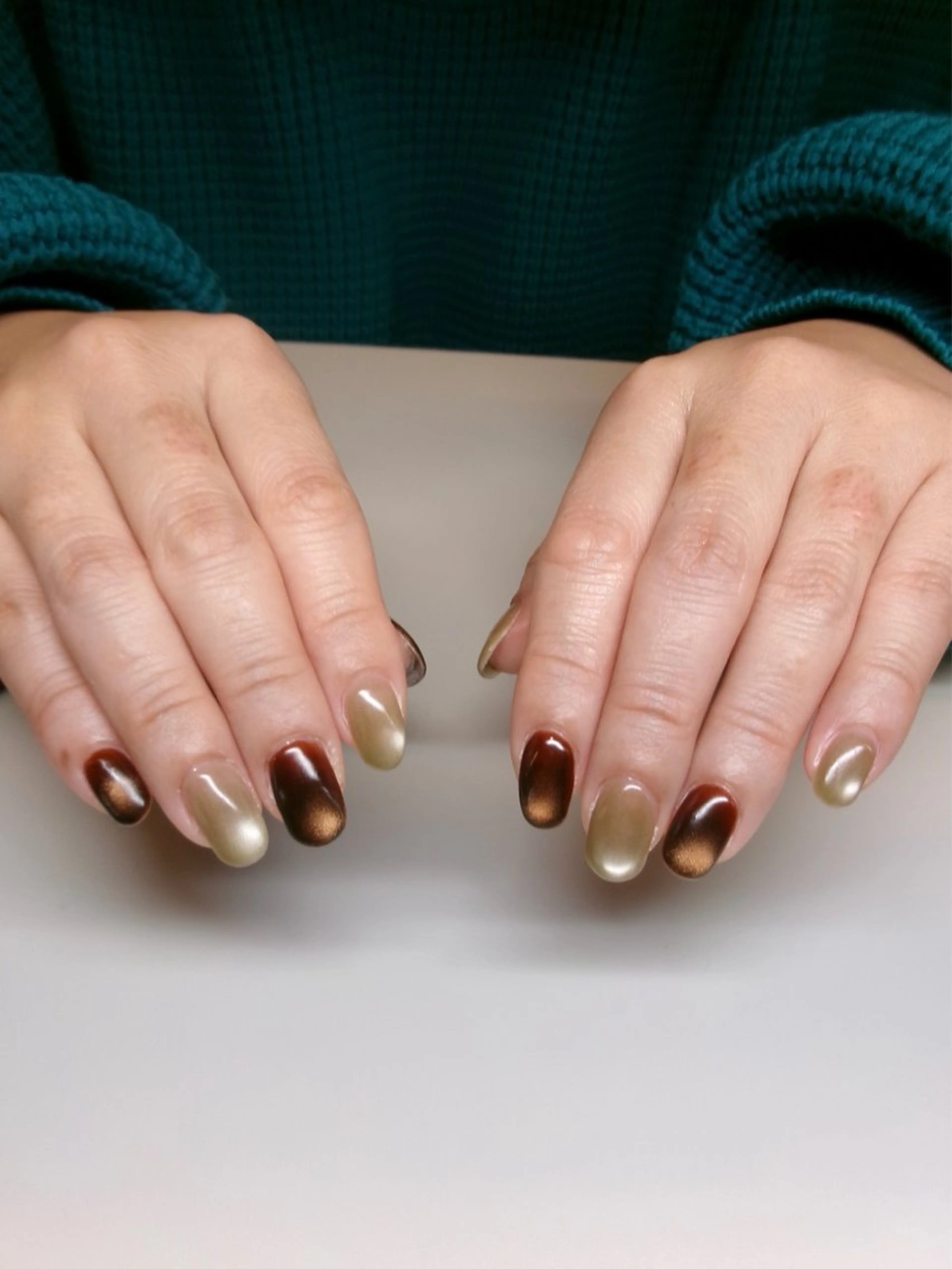 ネイル マグネットネイル ハンドネイル sususu駒澤大学 Azusaのネイルデザイン