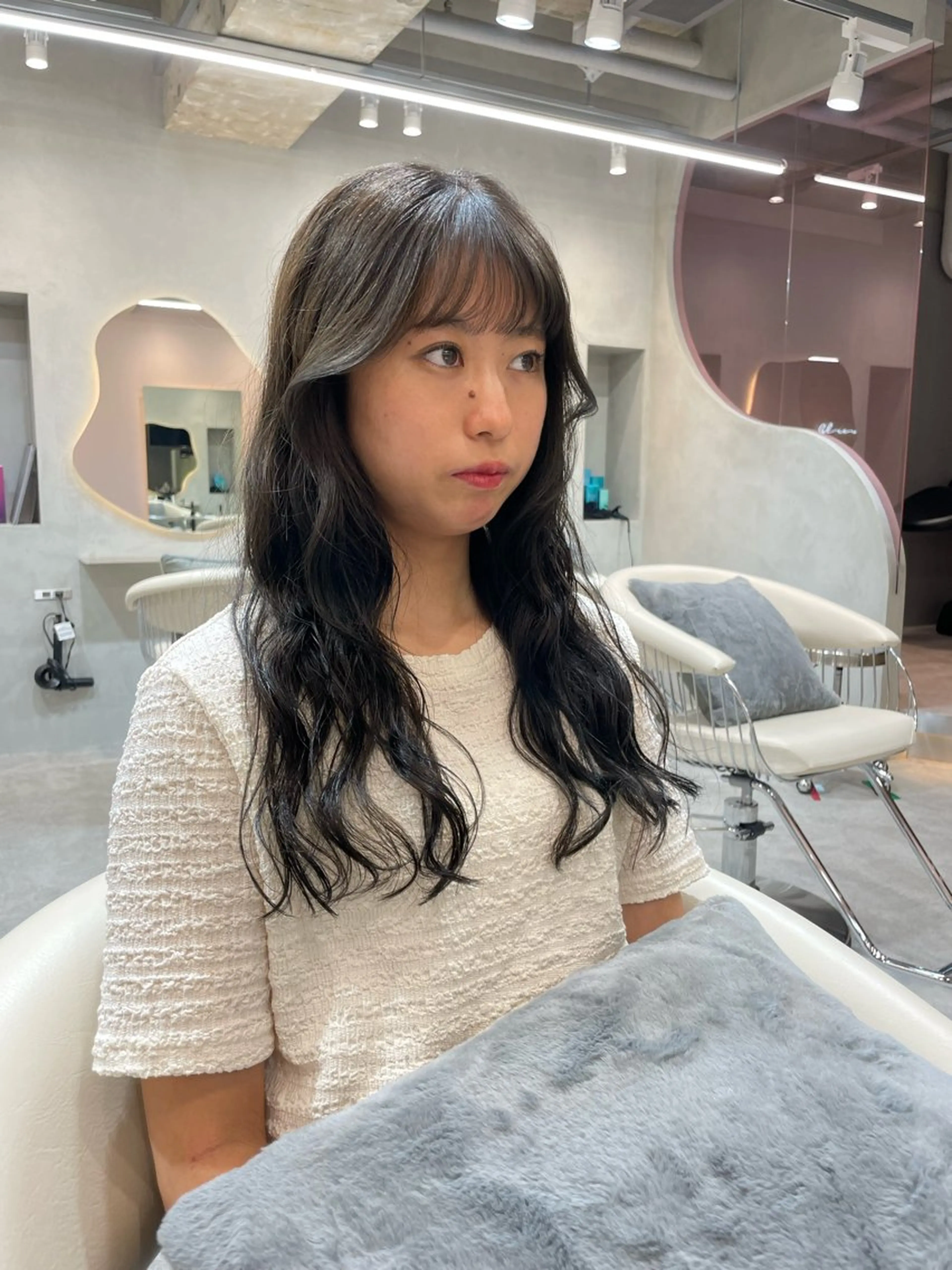 ロング レイヤー縮毛矯正 ささきすずね💗のヘアスタイル