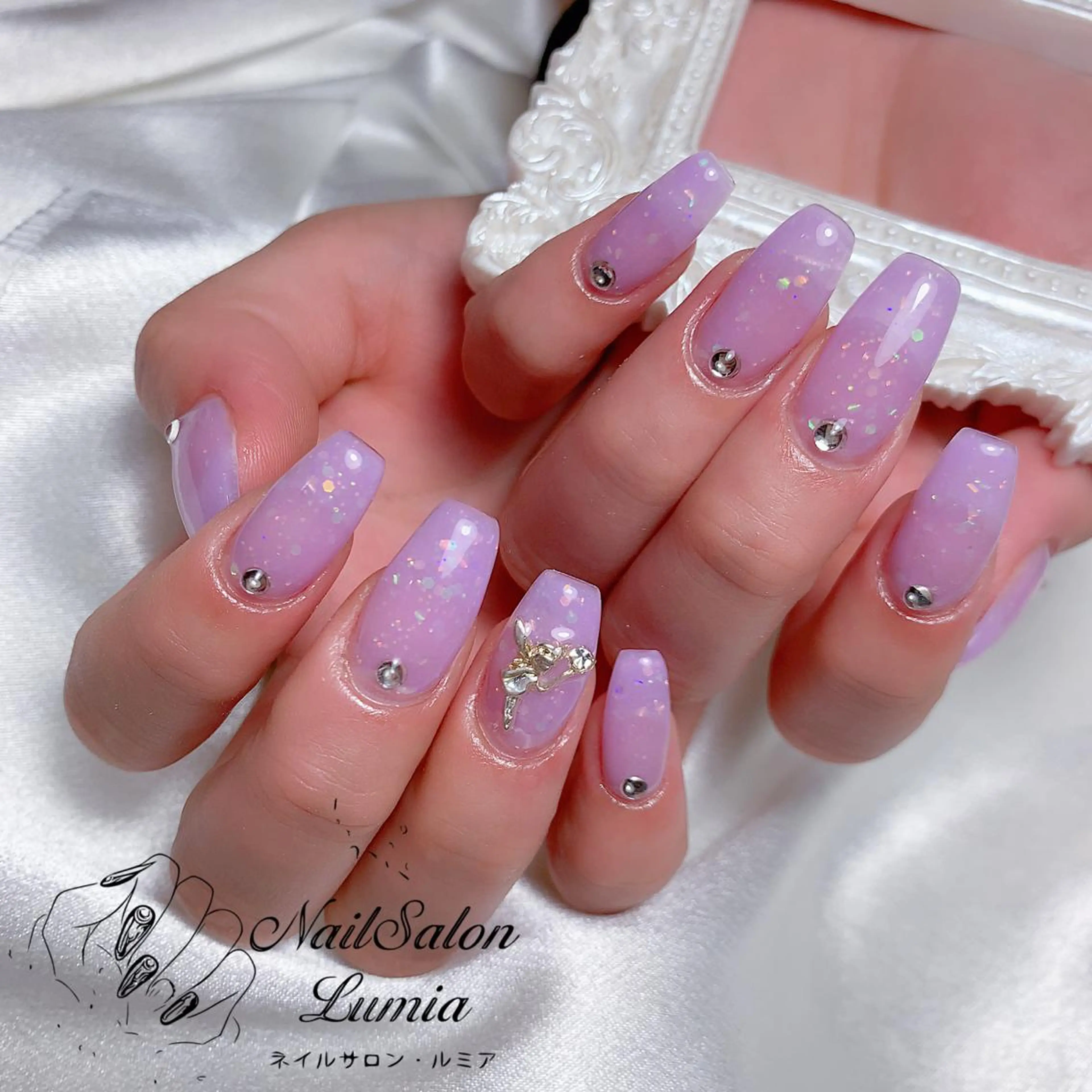 ネイル ハンドネイル ネイルサロン ルミア Lumia 店長のネイルデザイン