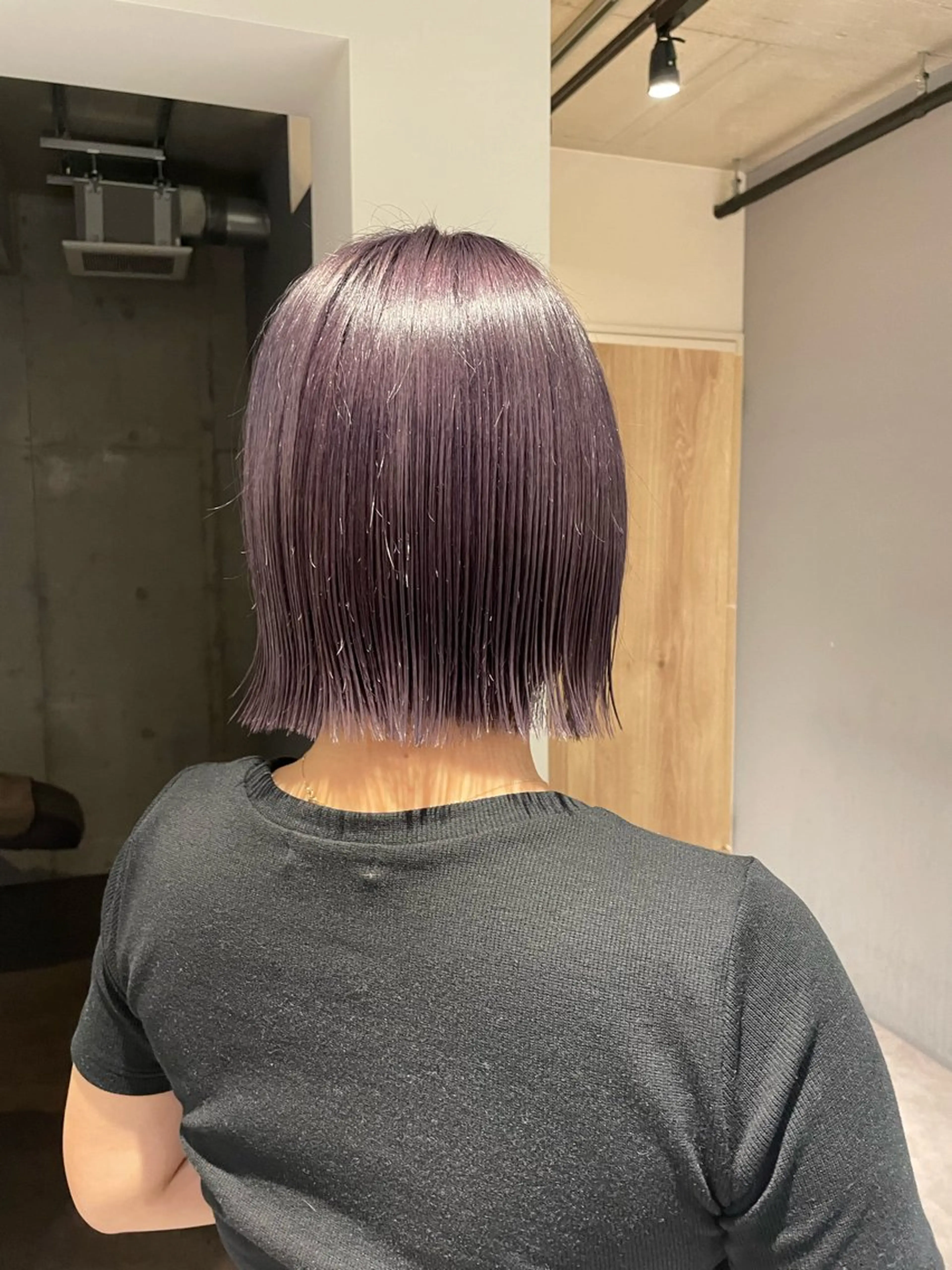 ショート カラー ボブ カット ヘアカラー 葉月/ボブ/ 透明感カラー／中目黒のヘアスタイル