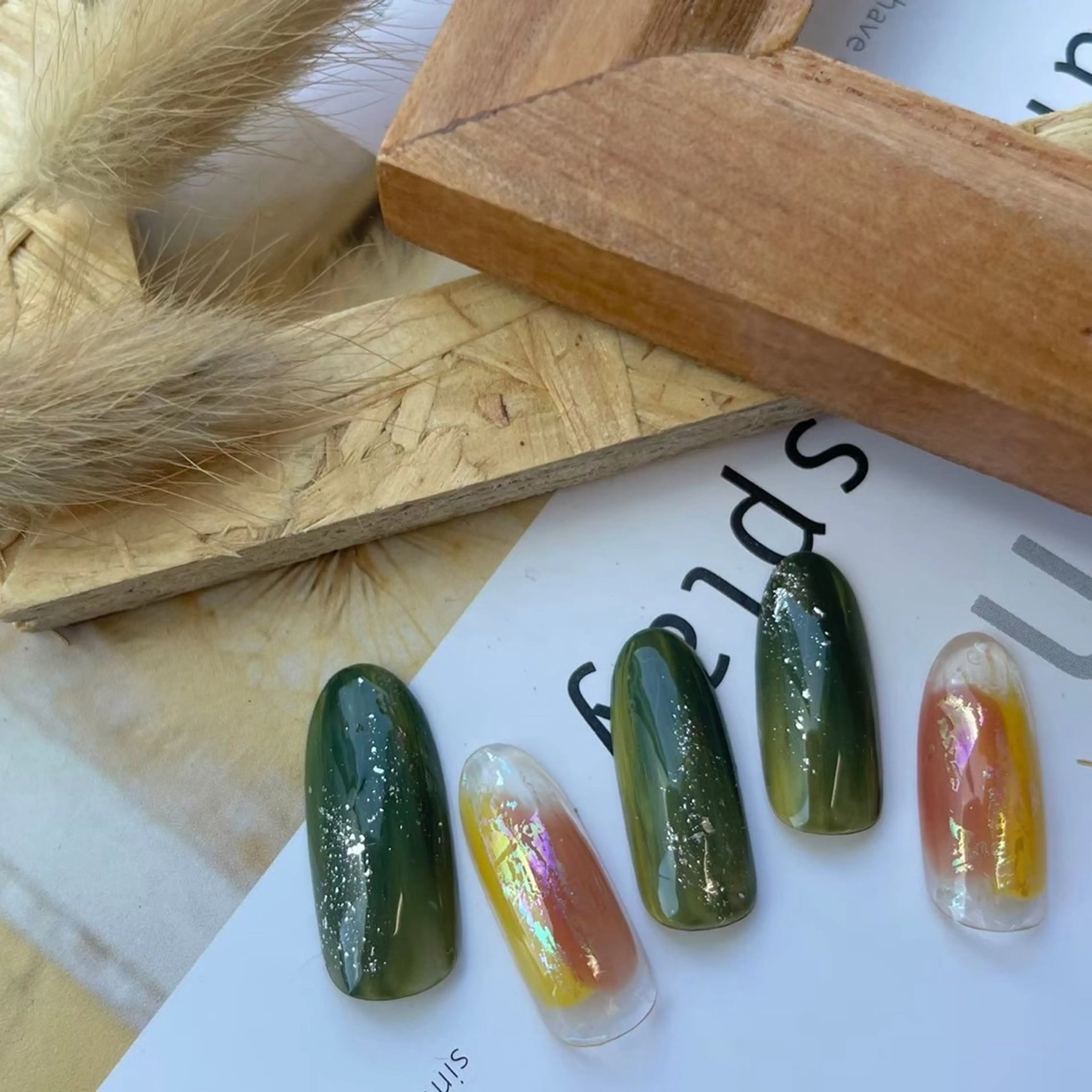 ネイル アートネイル ネイルチップ ⭐︎休業中の練習⭐︎ JNA認定講師髙橋のネイルデザイン