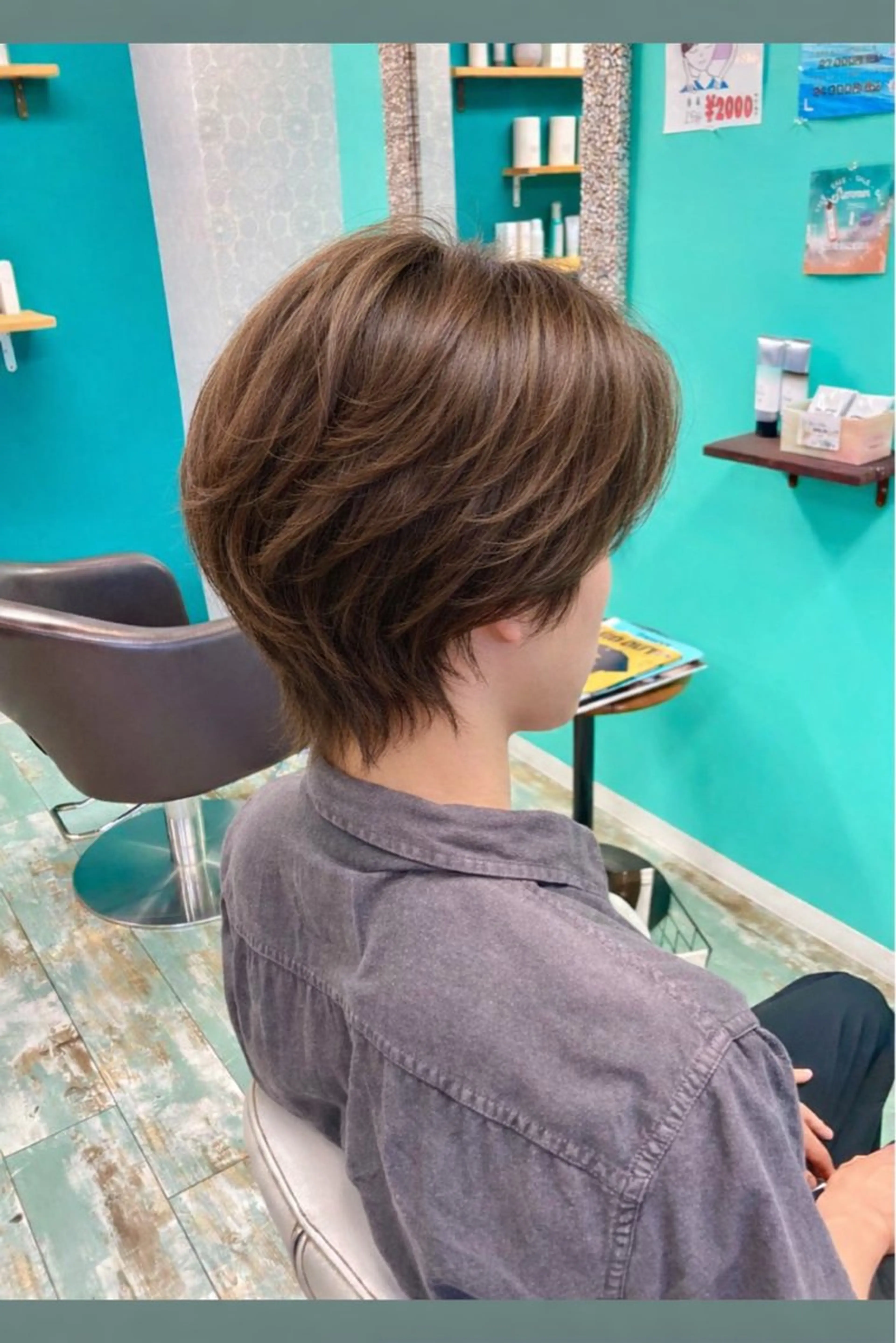 ショート ヘアカラー Fun  hair make所属・田牧 みゆきのヘアスタイル