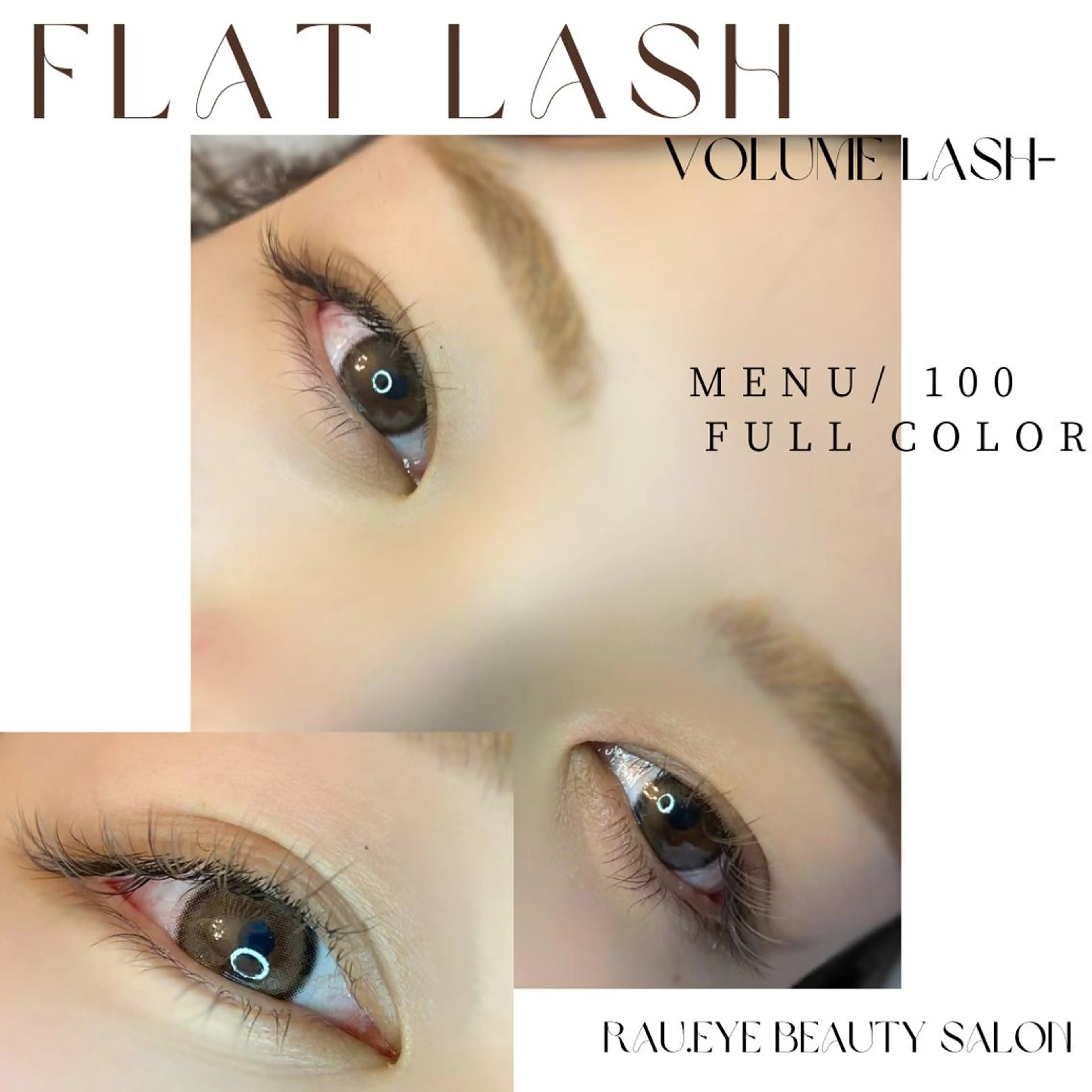 マツエク・マツパ ナチュラル プライベートサロンRAU.eye所属・まつげと眉毛のお店♪ RAU.eyeのマツエク・マツパデザイン