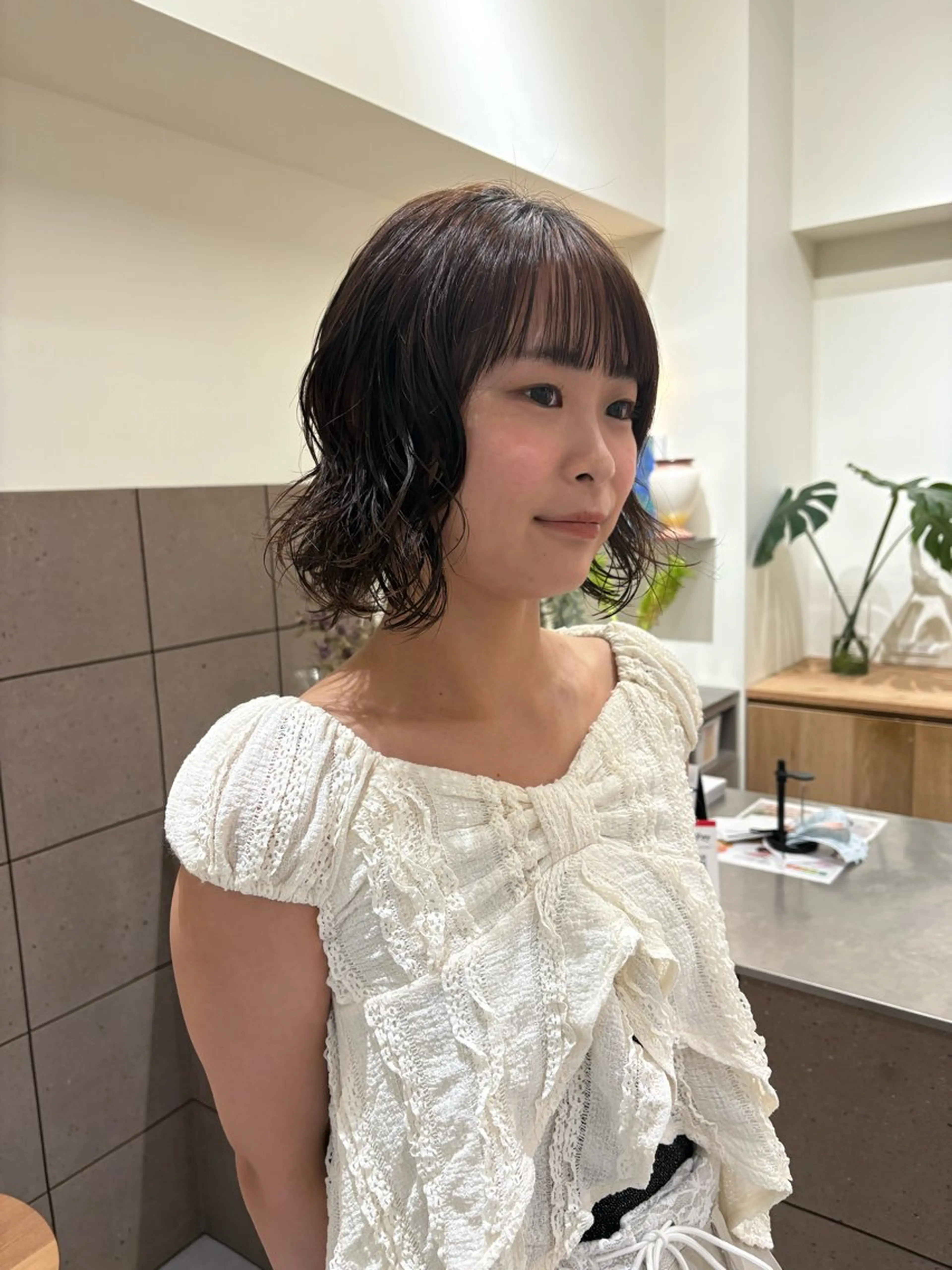 セミロング カラー カット ヘアカラー natsuki /HUI 金山のヘアスタイル