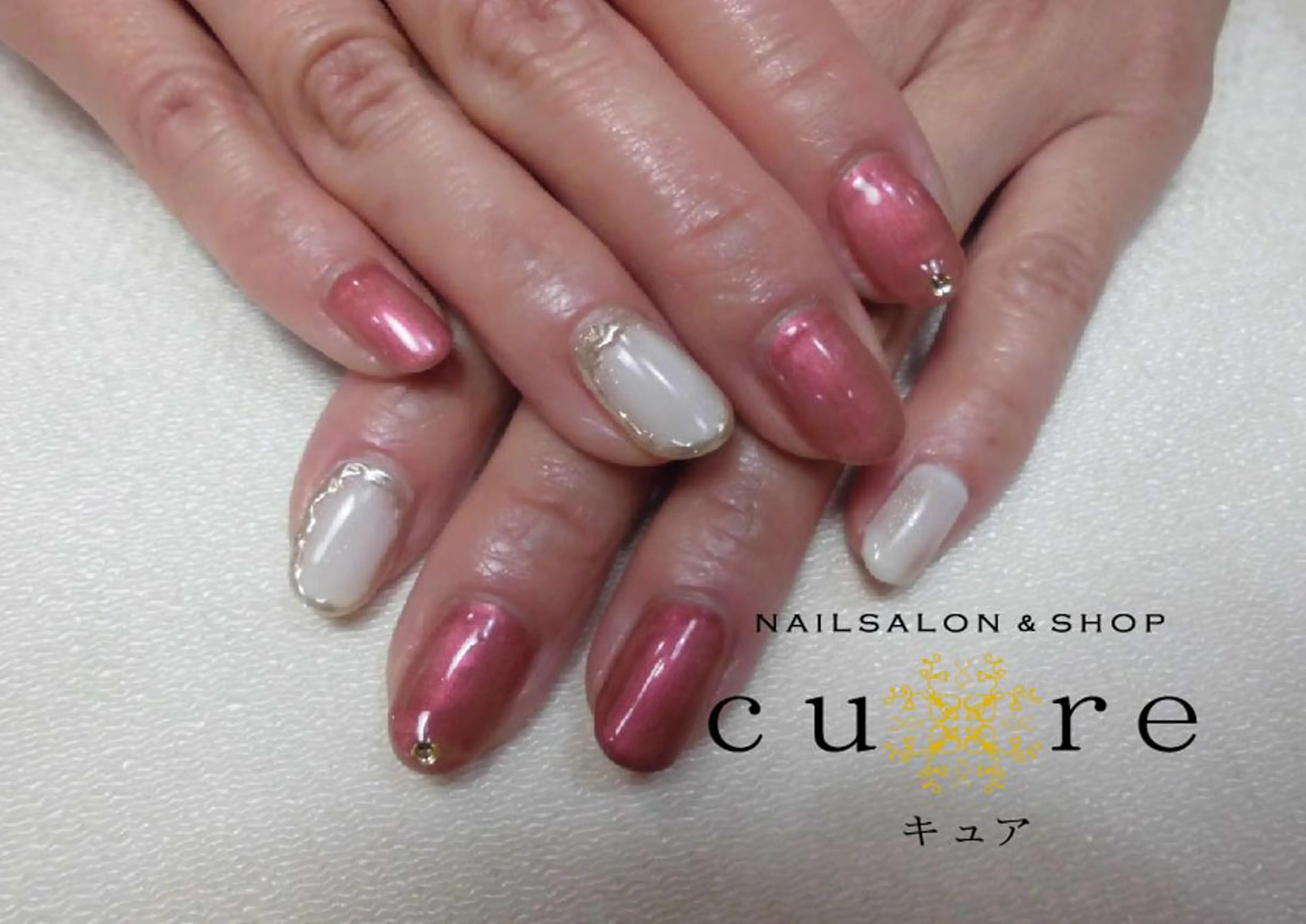 ミディアム ネイル ネイルサロン Cureのネイルデザイン