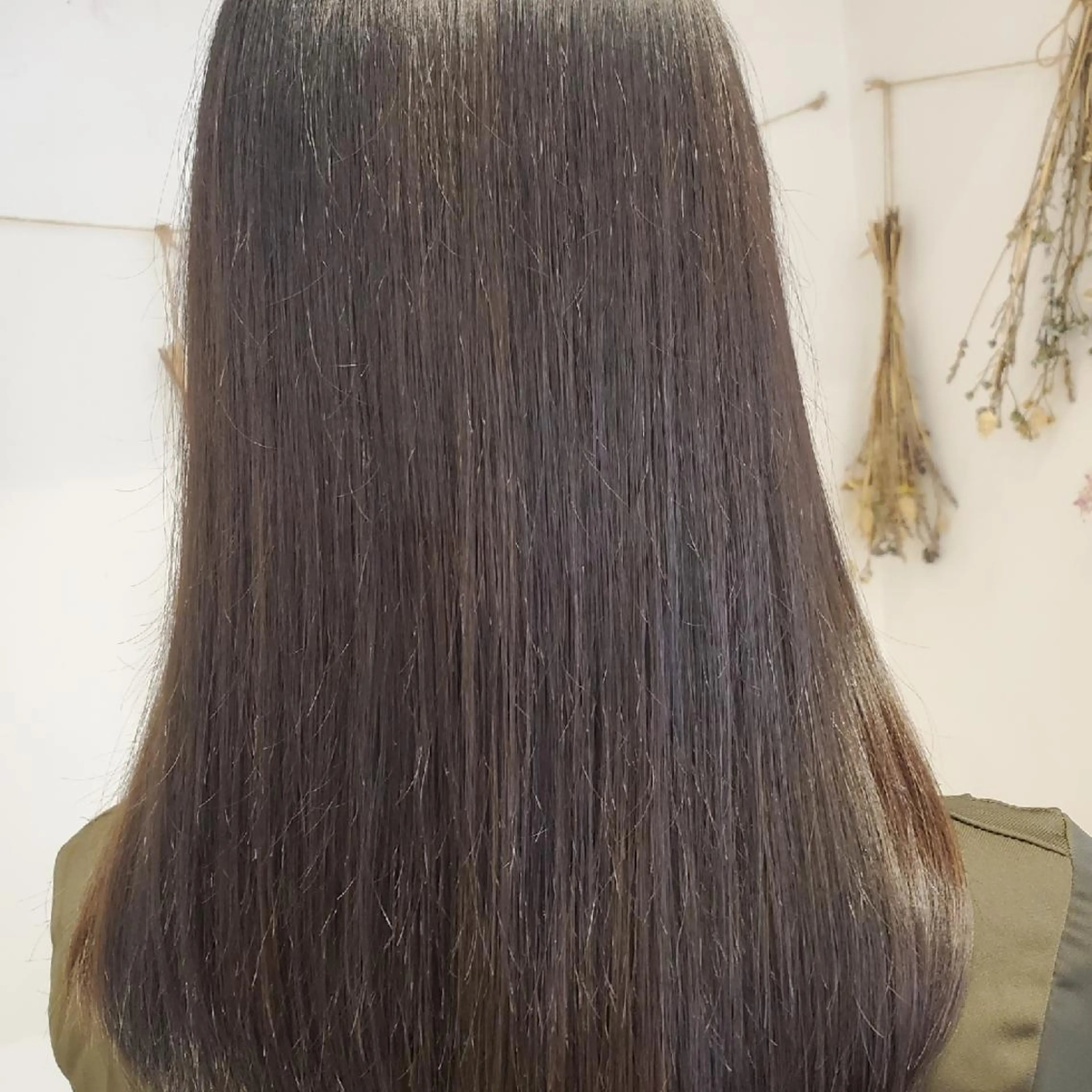 ロング 髪質改善 韓国レイヤー／髪質 改善カラー/れんのヘアスタイル