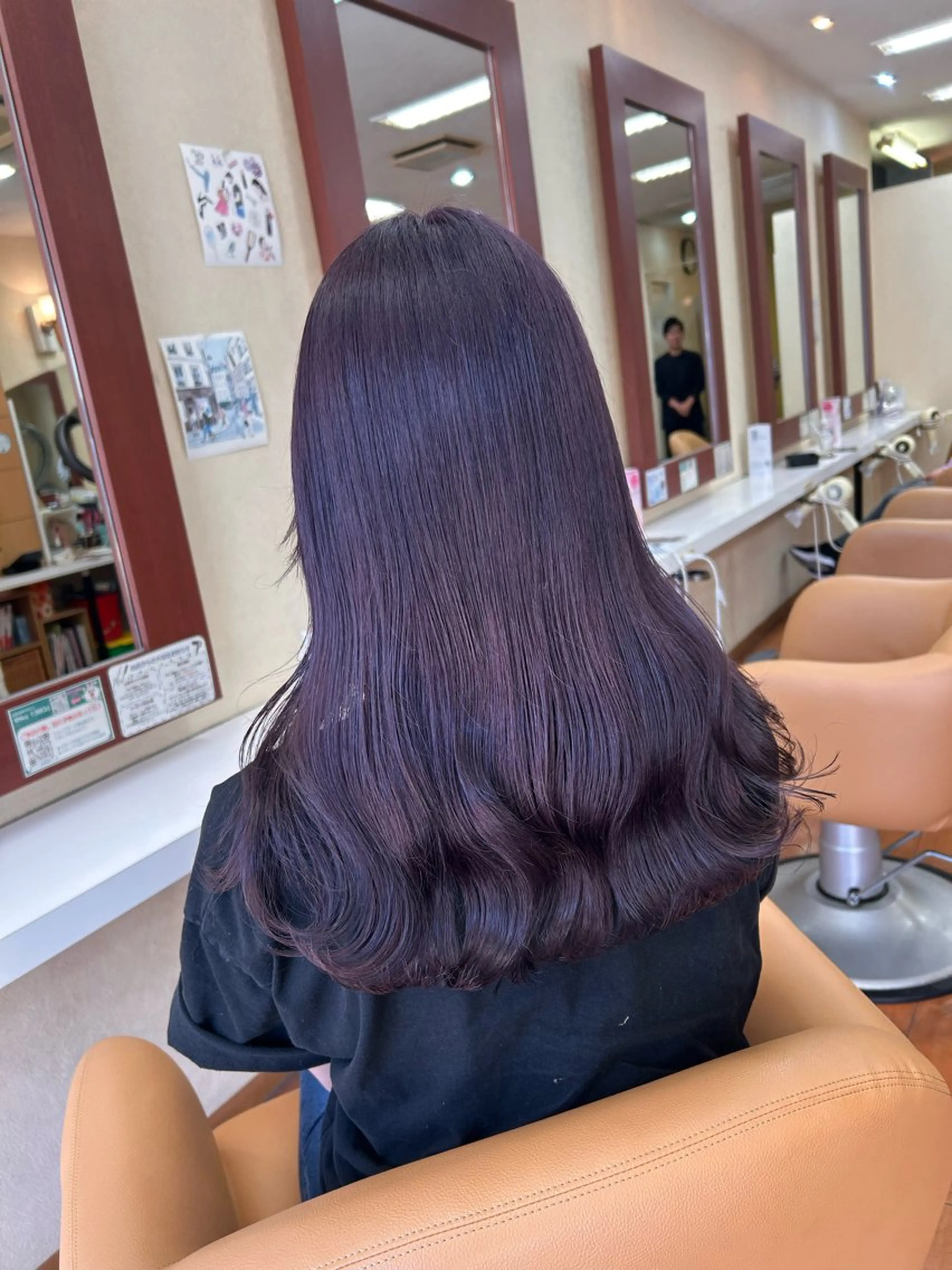 セミロング ケアカラー ヘアカラー 濱川 良栄のヘアスタイル