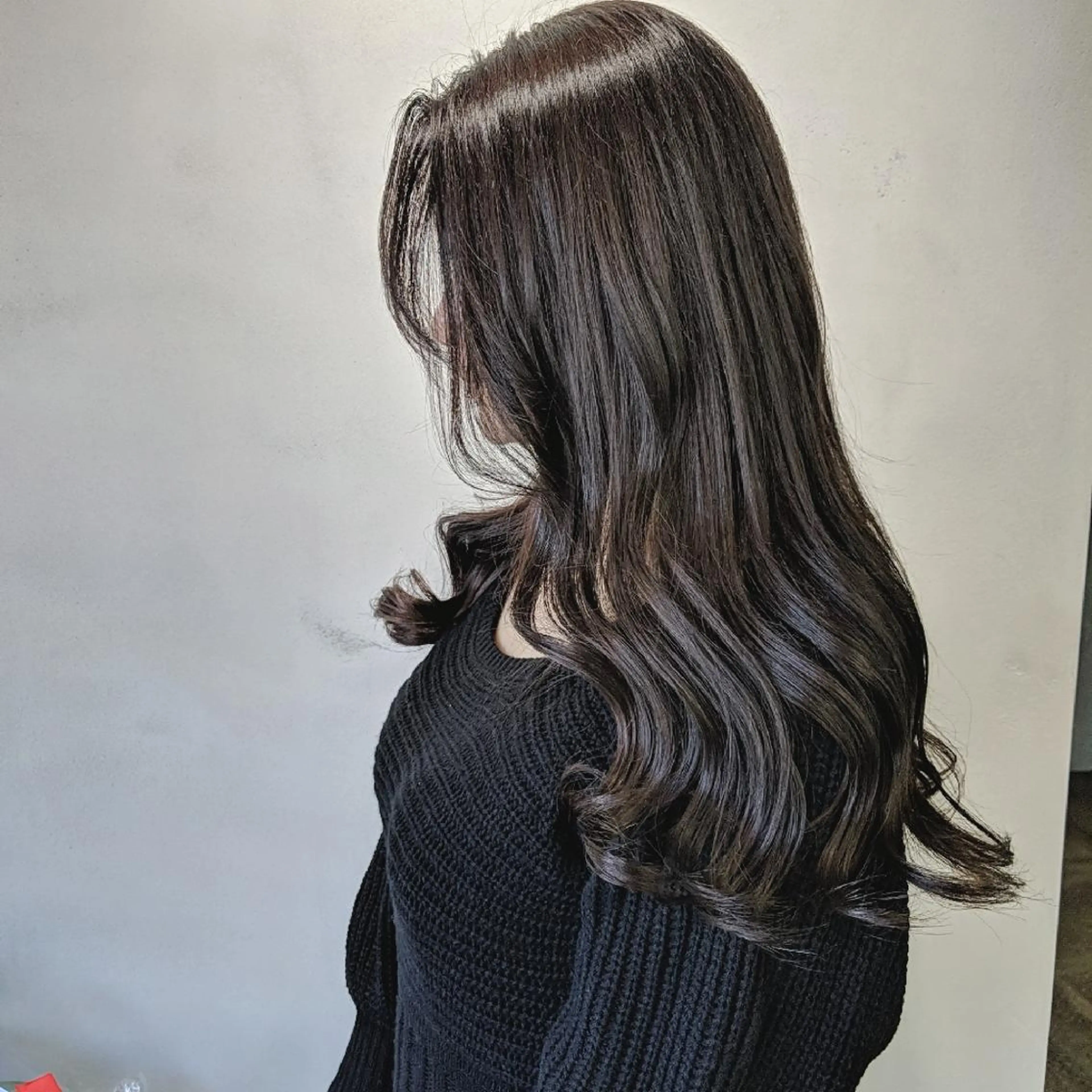 ロング 韓国風ヘア PRIVATE SALON EYES所属・EYES リアのマツエク・マツパデザイン