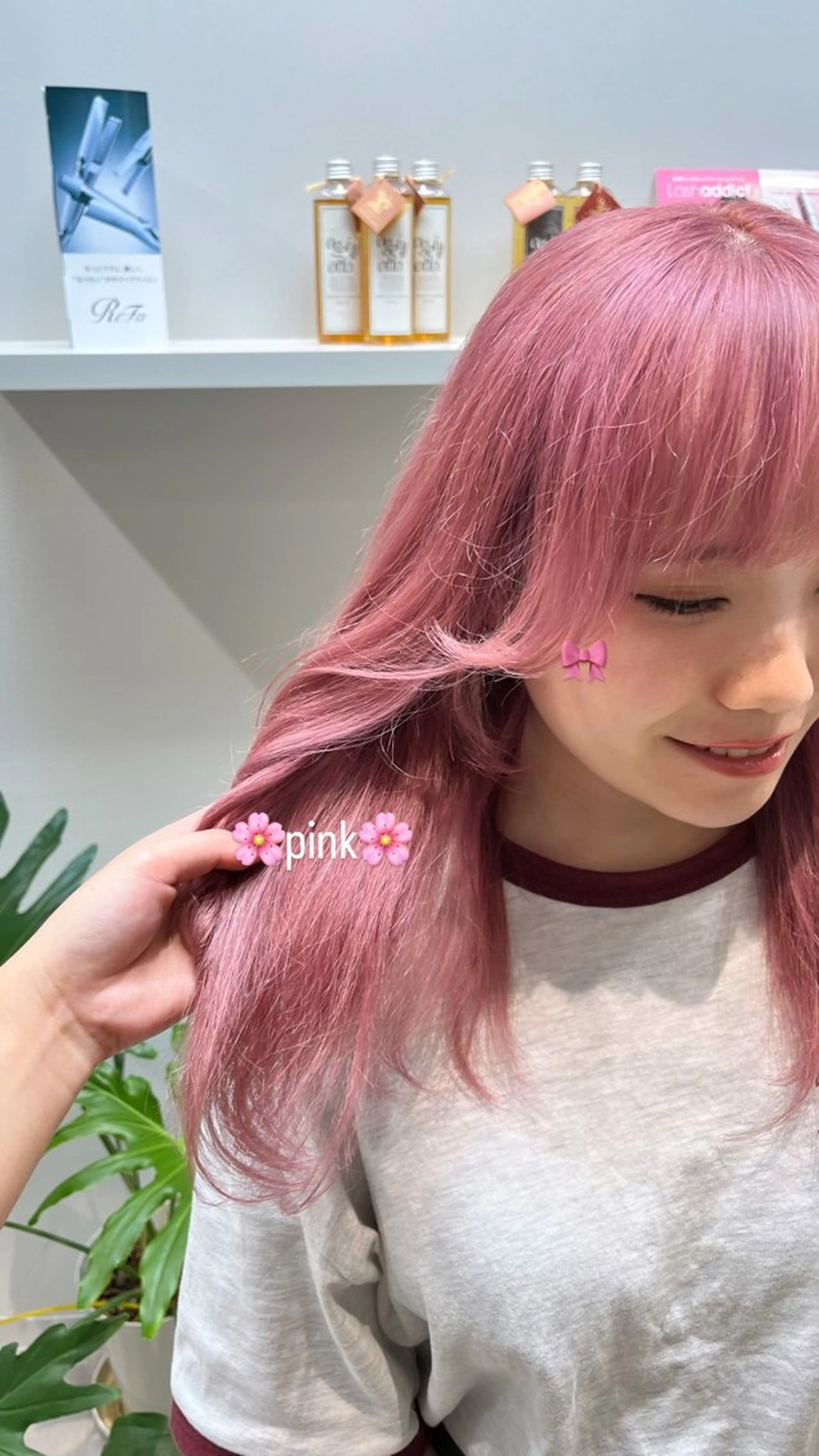 カラー ブリーチ hair design emii.所属・河野 未空のヘアスタイル