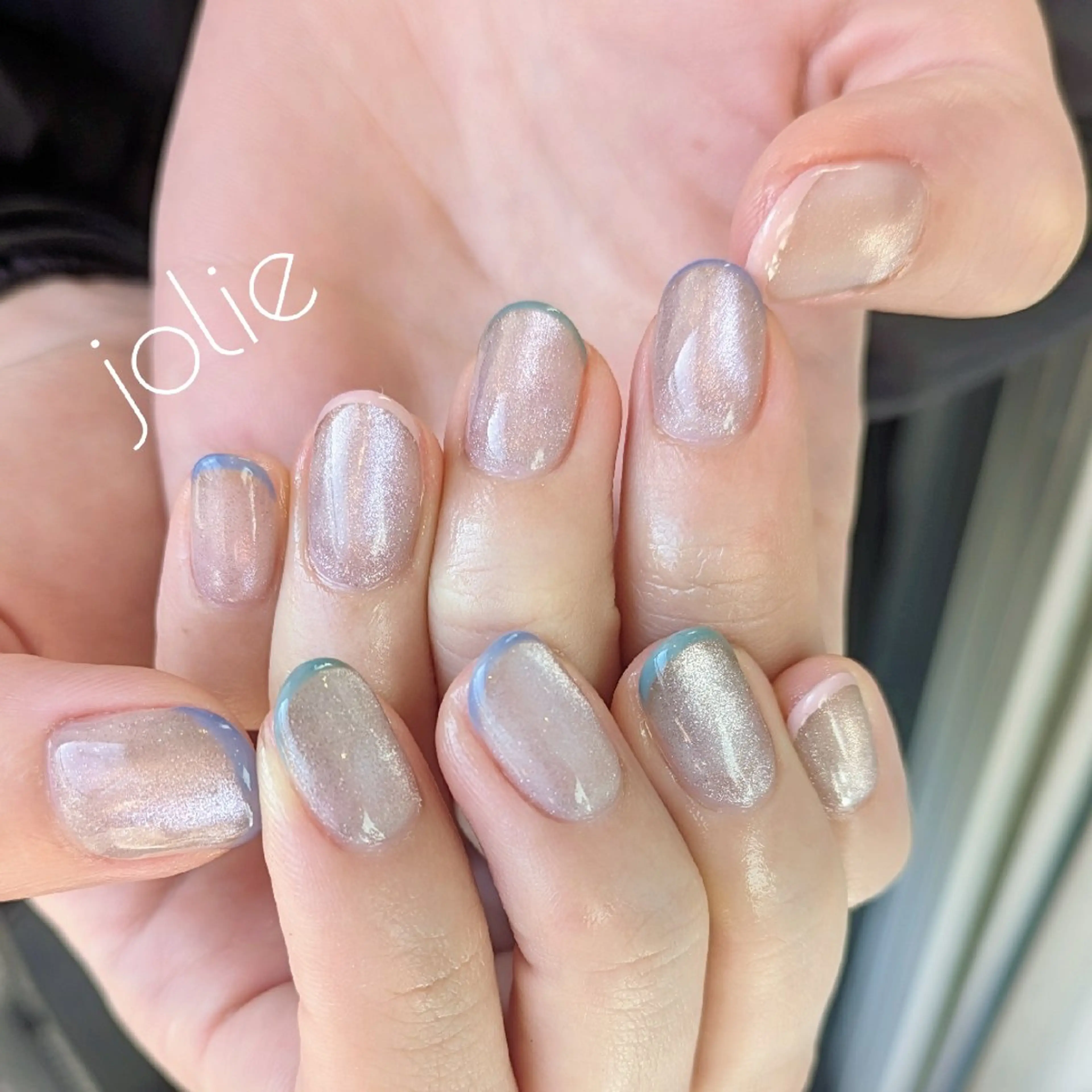 ネイル フレンチネイル マグネットネイル ハンドネイル jolie  ISIHARAのネイルデザイン