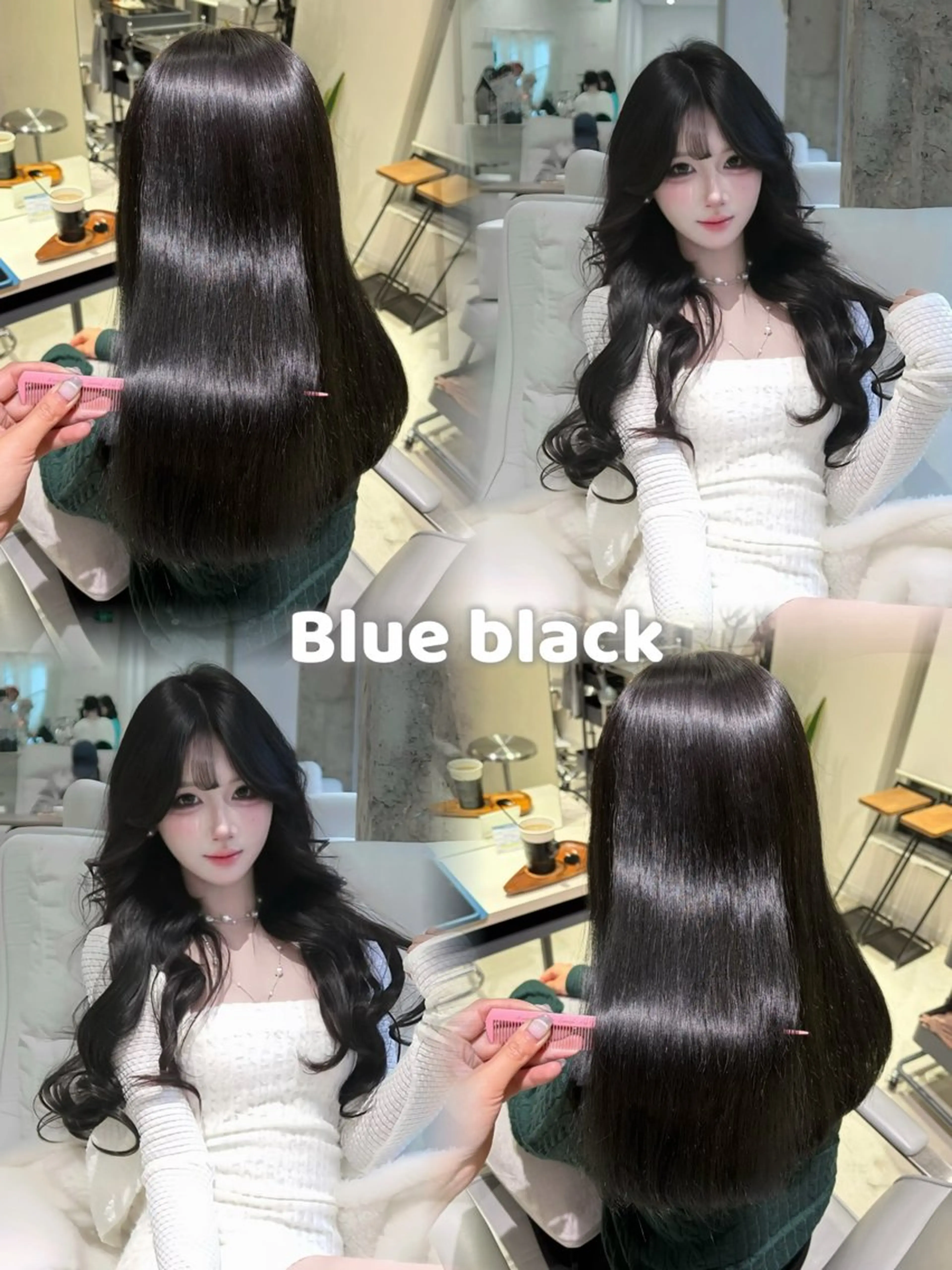 ロング カット ヘアカラー トリートメント yoki.所属・しげ ゆりか/透明感 カラー/顔周りカットのヘアスタイル