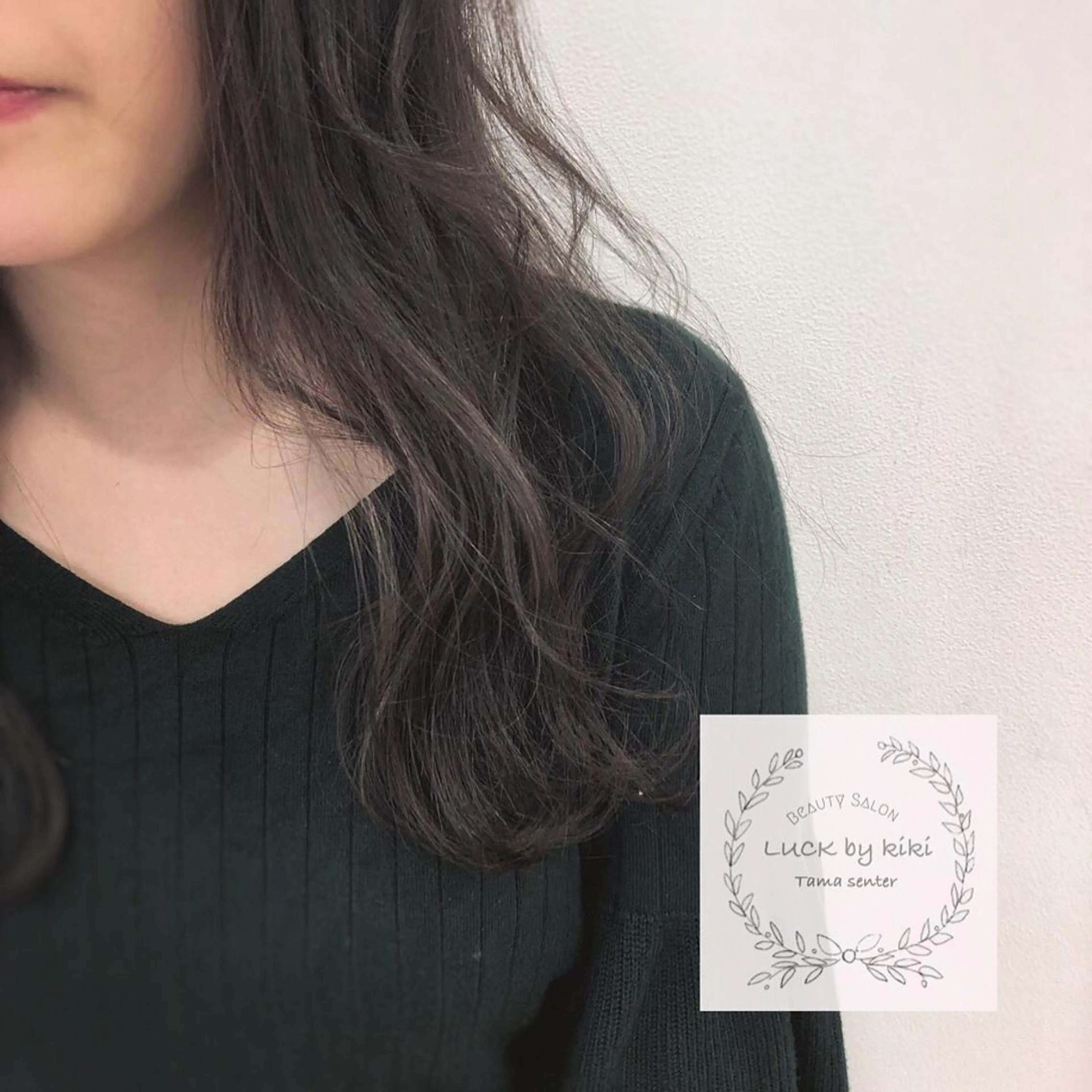 セミロング カラー グレージュ 中村 卓也のヘアスタイル