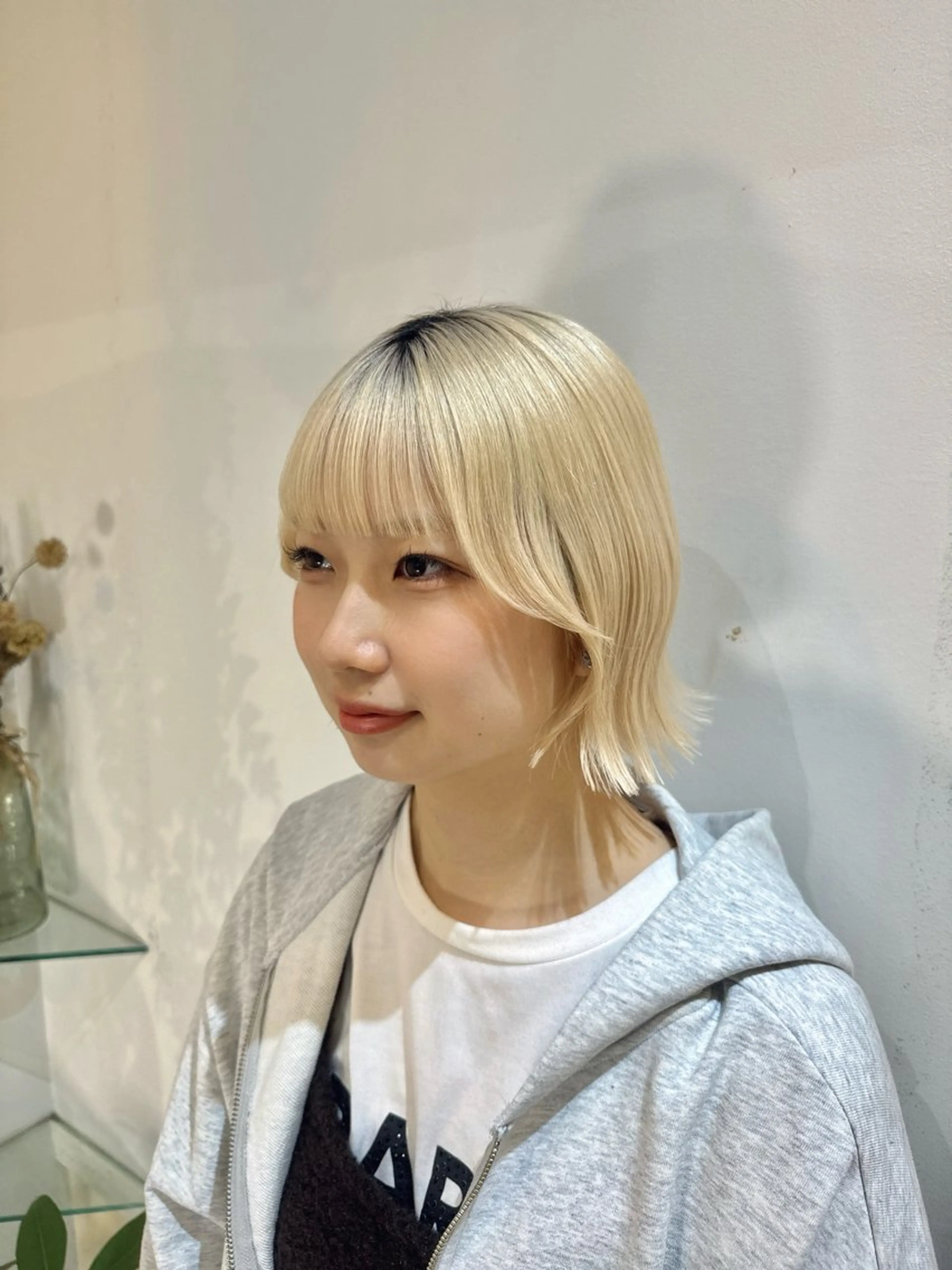 ミディアム 顔周りカット 韓国風ヘア カット ♡艶髪/顔周り♡ Konomiのヘアスタイル