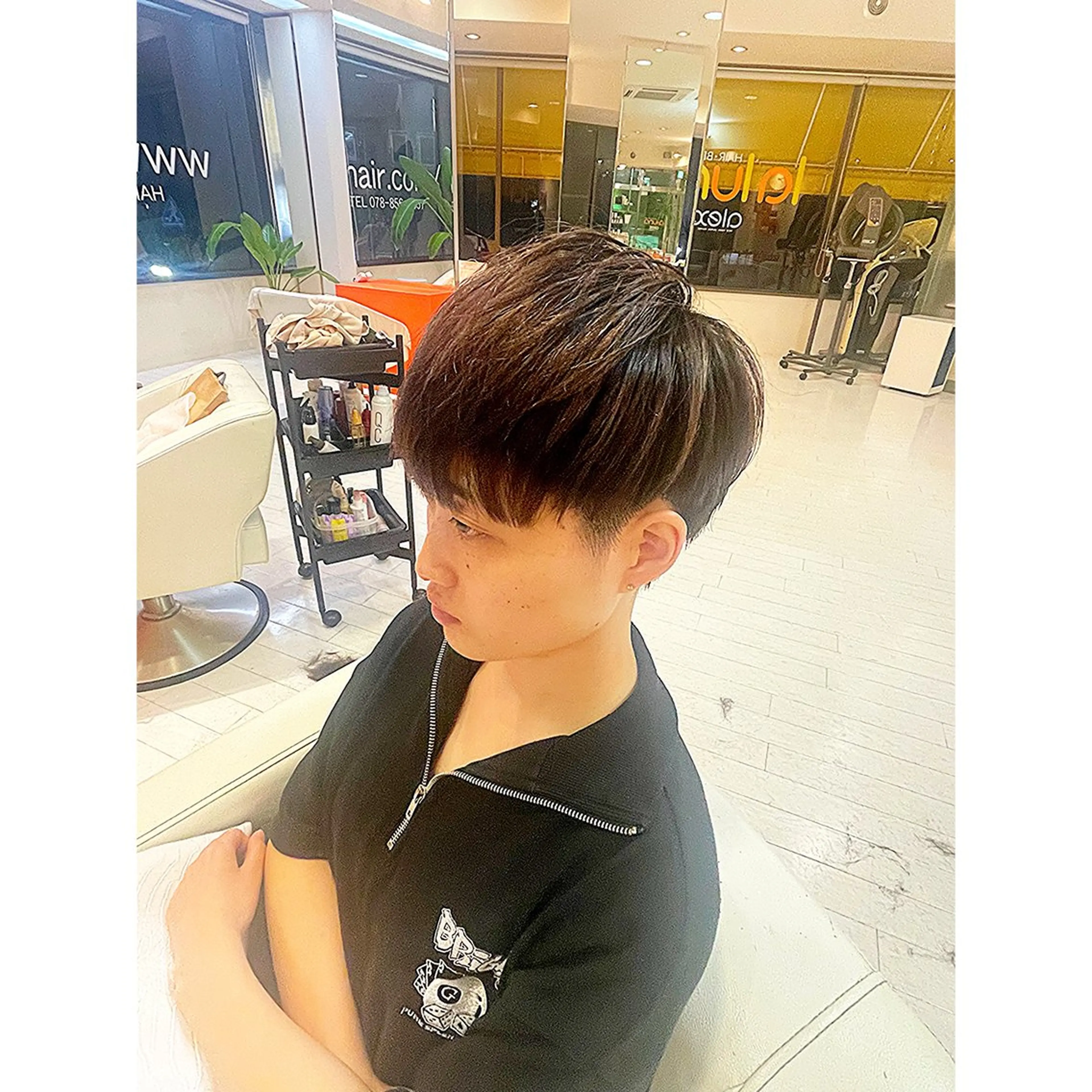 ショート ショートヘア 前さこ 結衣のヘアスタイル