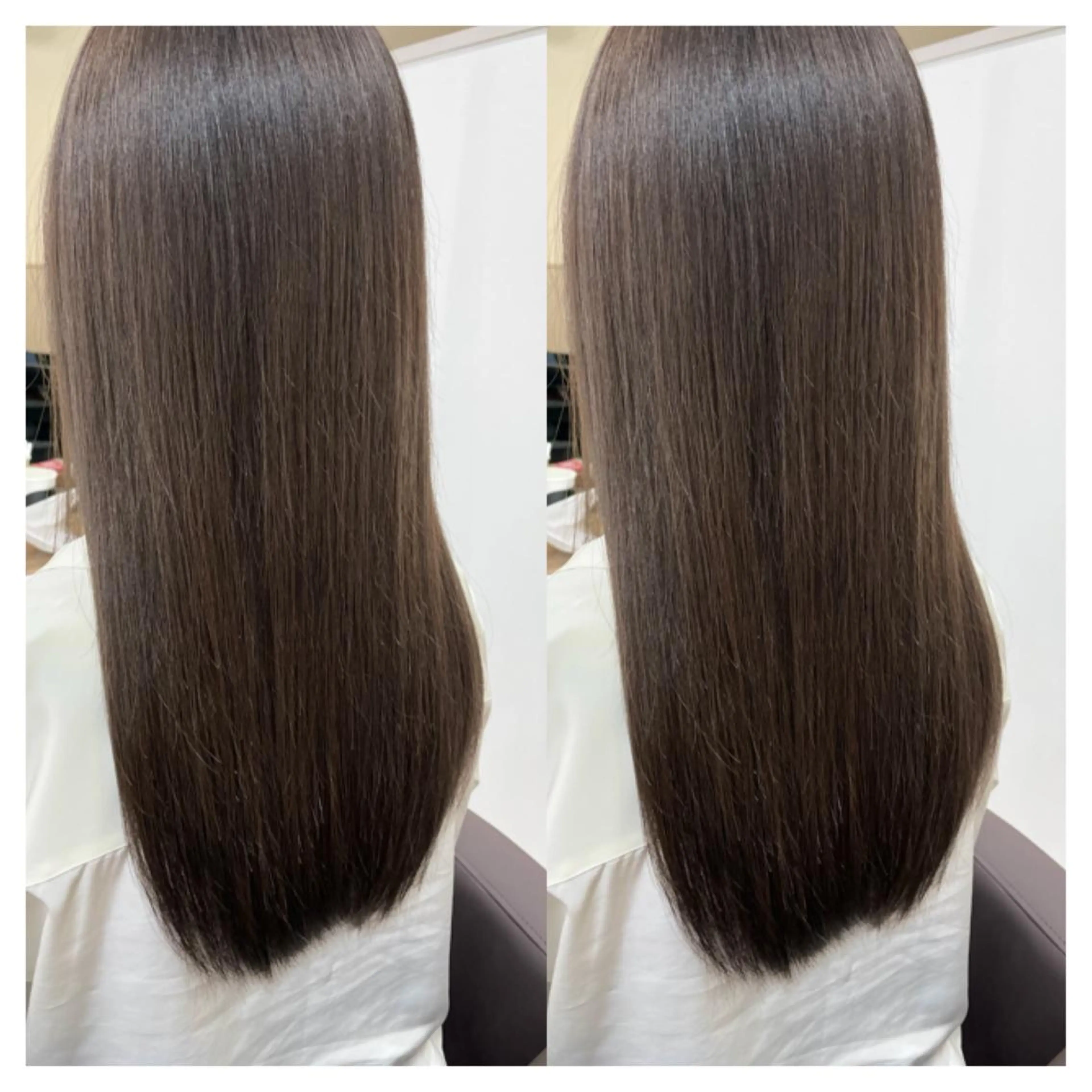 ロング カラー カット ヘアカラー 縮毛矯正 トリートメント 村山 茉衣のヘアスタイル