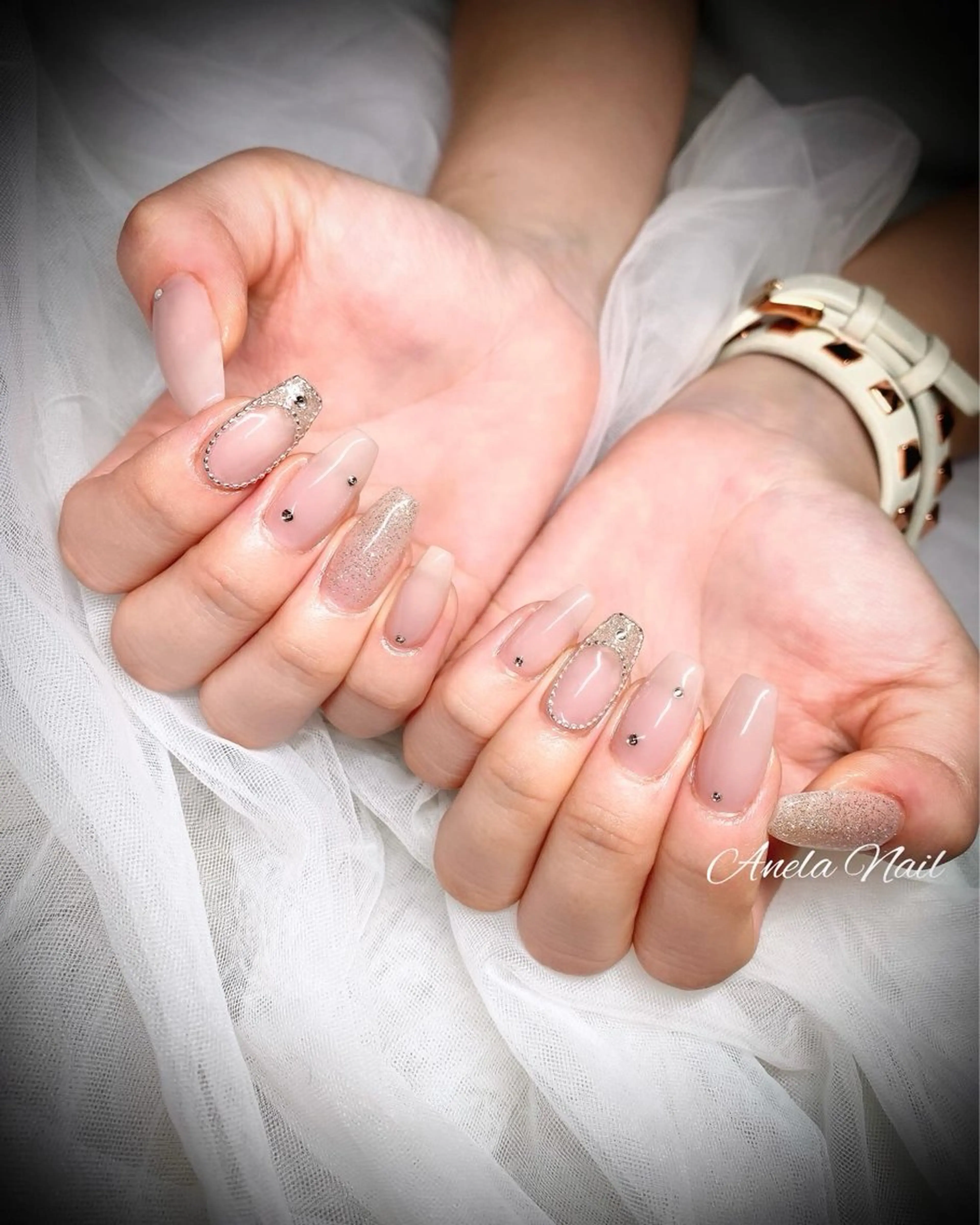 ネイル スカルプネイル Anela Nailのネイルデザイン