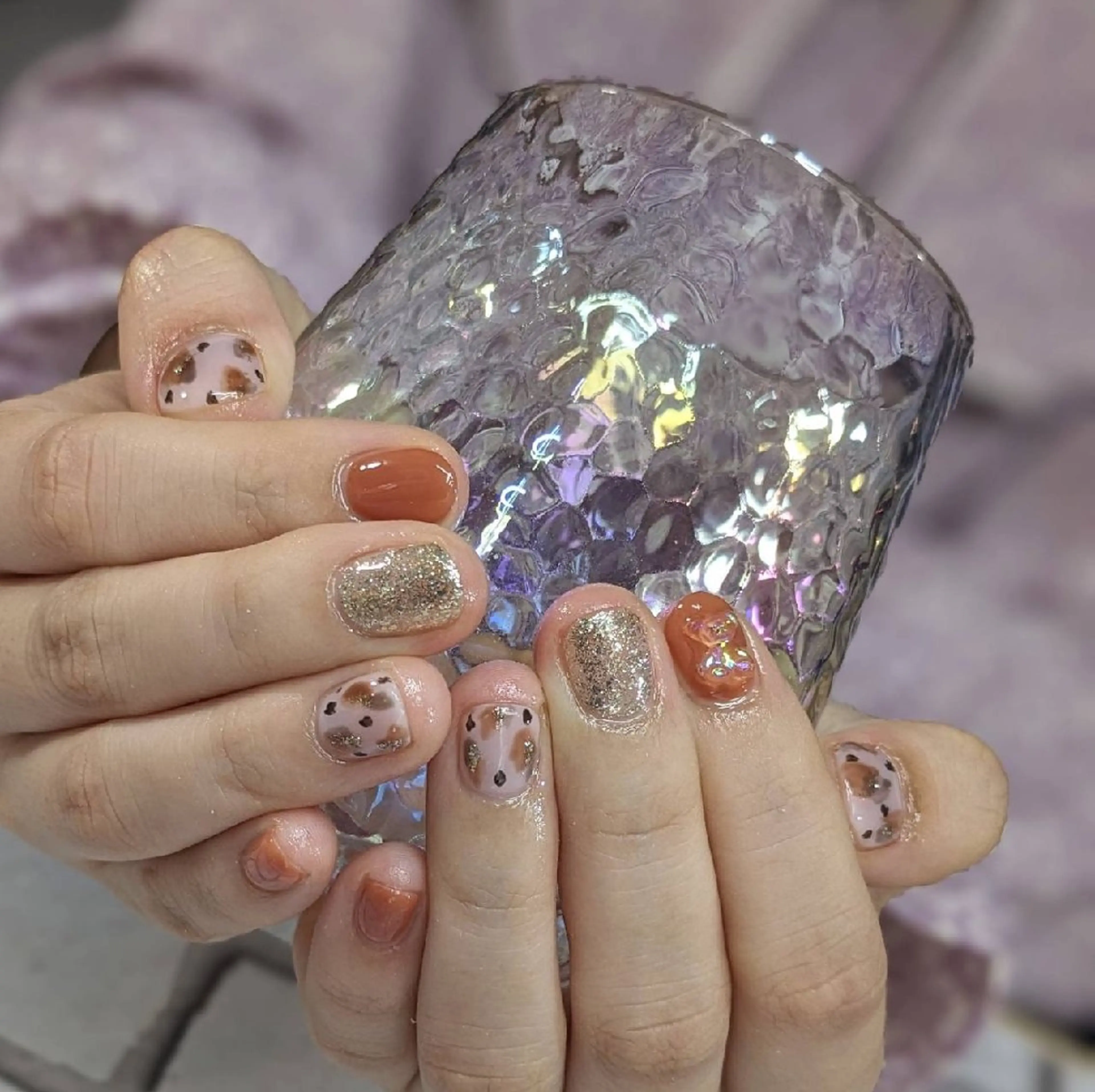 ネイル アニマル柄 ハンドネイル ネイルサロンベルティ .keikoのネイルデザイン