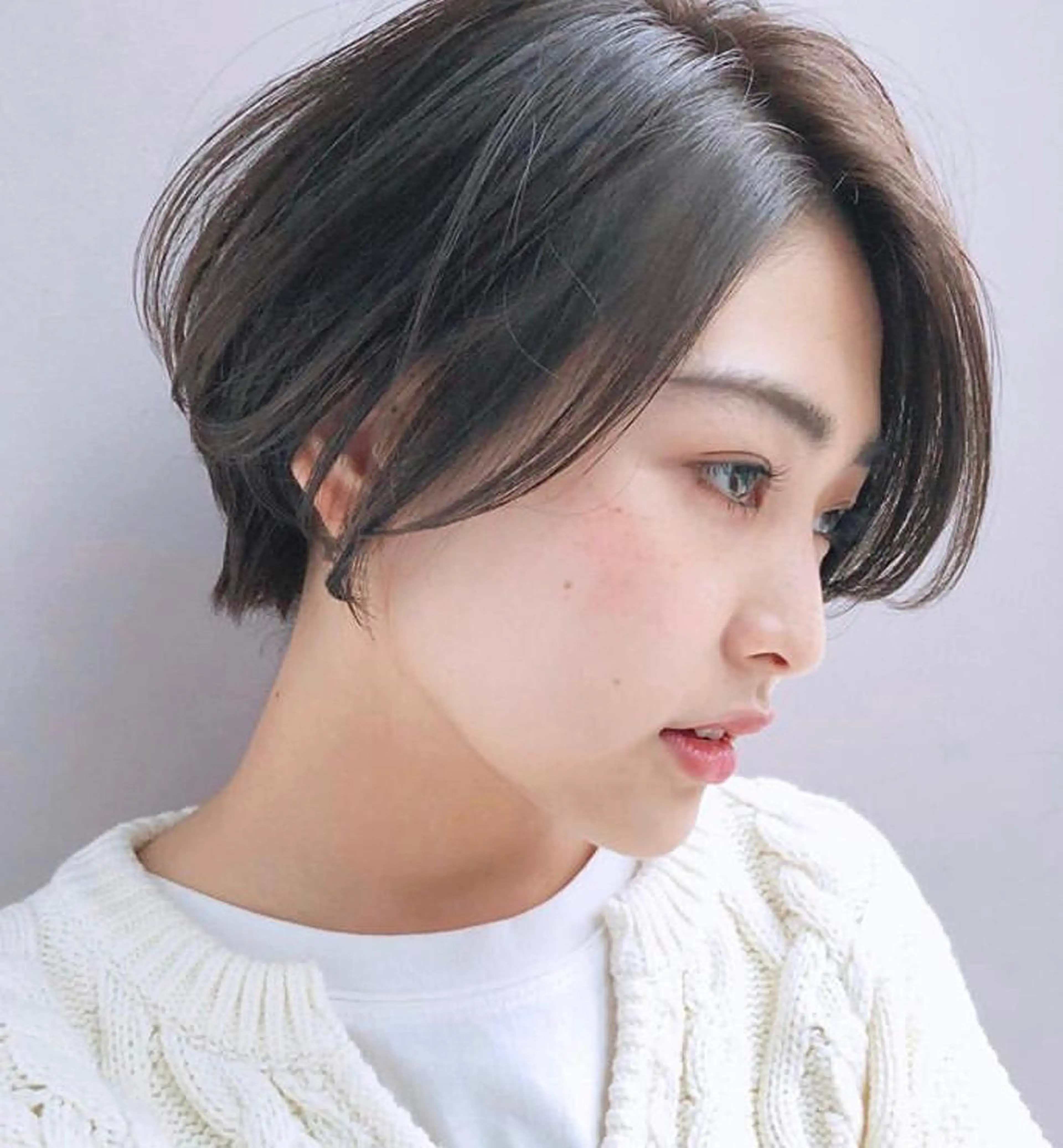 ショート カラー パーマ ショートボブ アディクシーカラー オーガニックカラー ボブ 髪質改善 梅田店美容室　　岡田 勝人  梅田店美容室のヘアスタイル