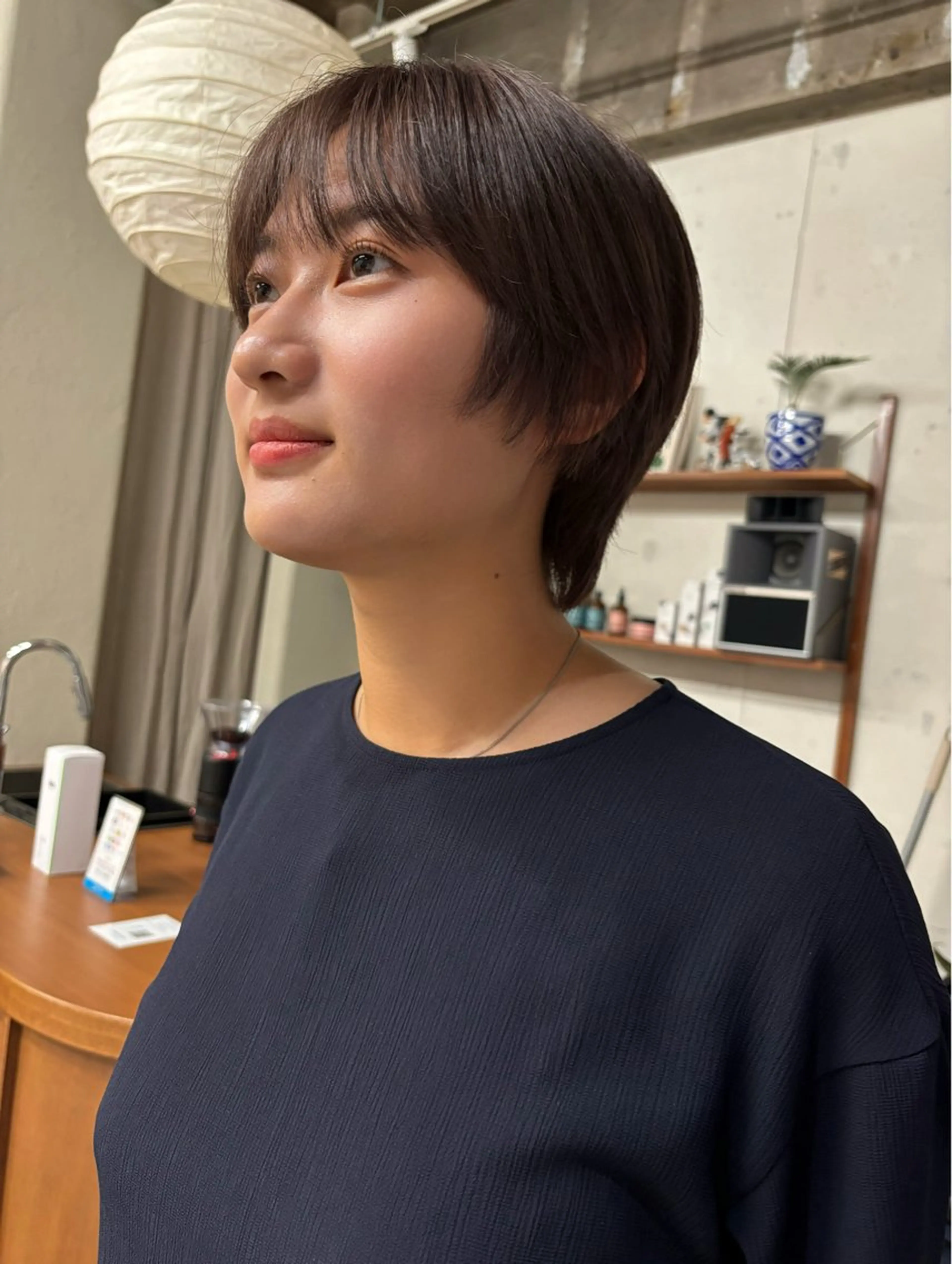 ショート カラー ヘアカラー トリートメント 永田 愛莉のヘアスタイル