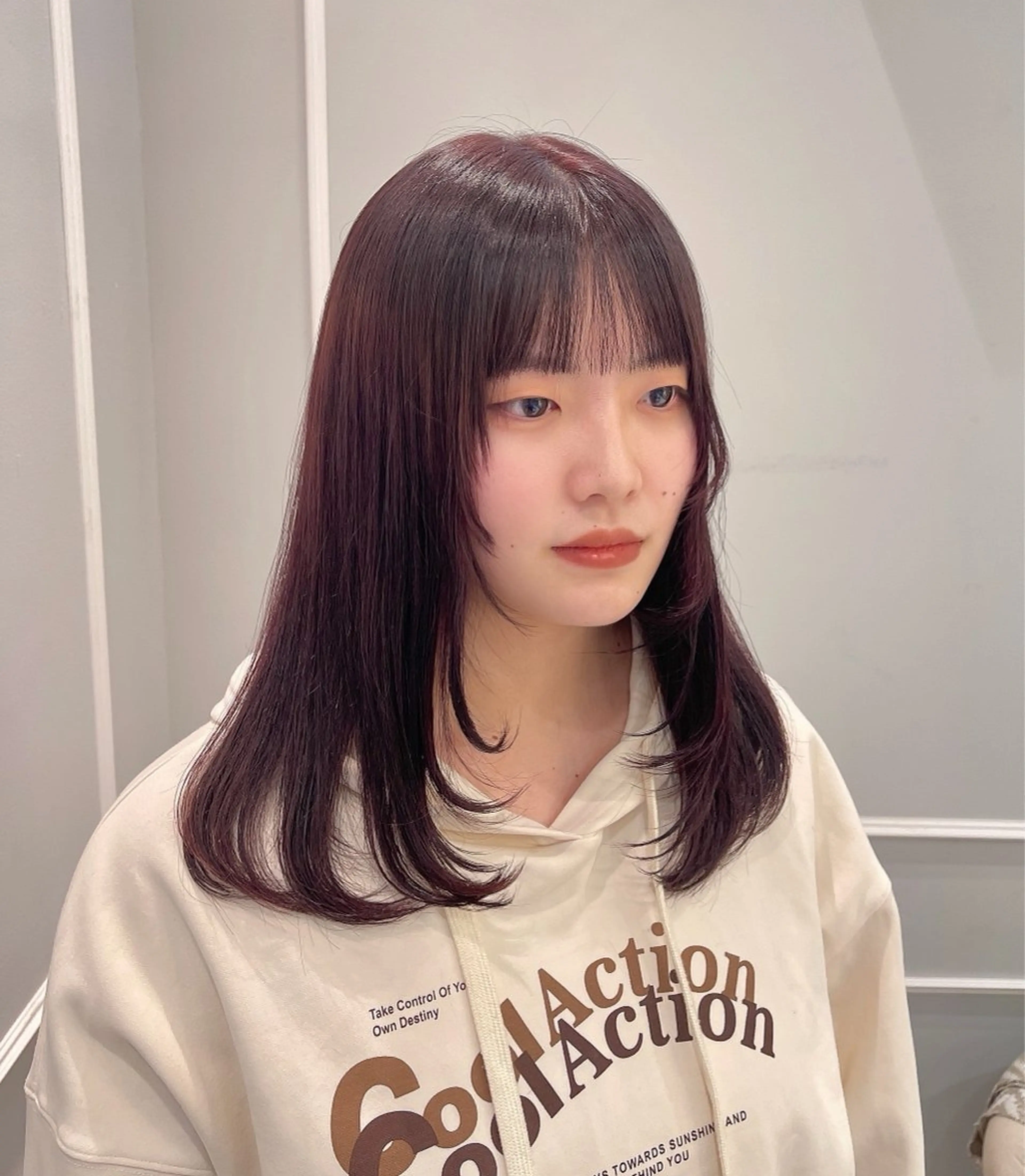 セミロング カラー 🍎ハイトーンカラー /MANA🍎のヘアスタイル