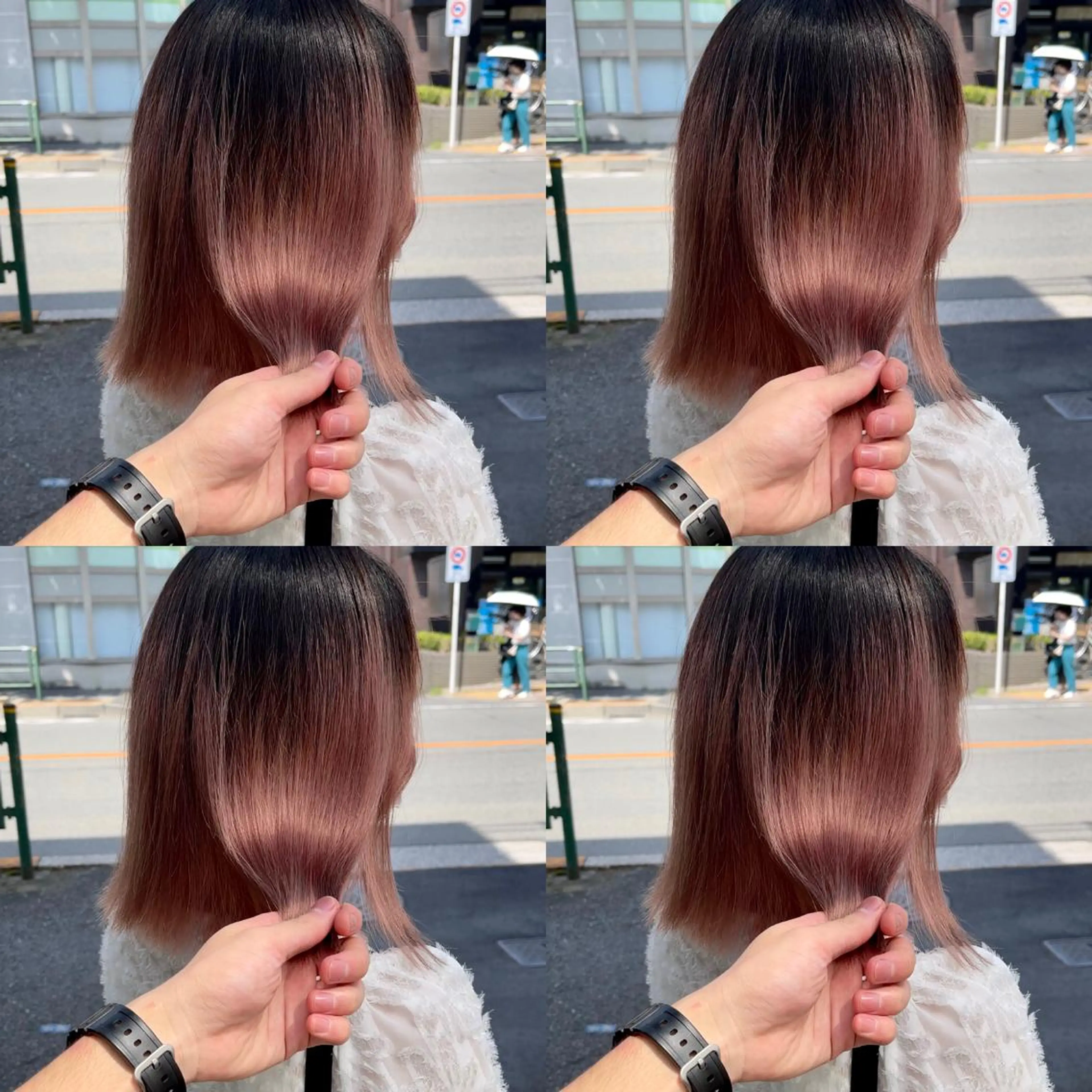 ショート カラー グラデーションカラー ピンクカラー カット ヘアカラー トリートメント ヘッドスパ ヘアセット 大人可愛い透明感🌟 小顔・韓国髪🌟野中のヘアスタイル