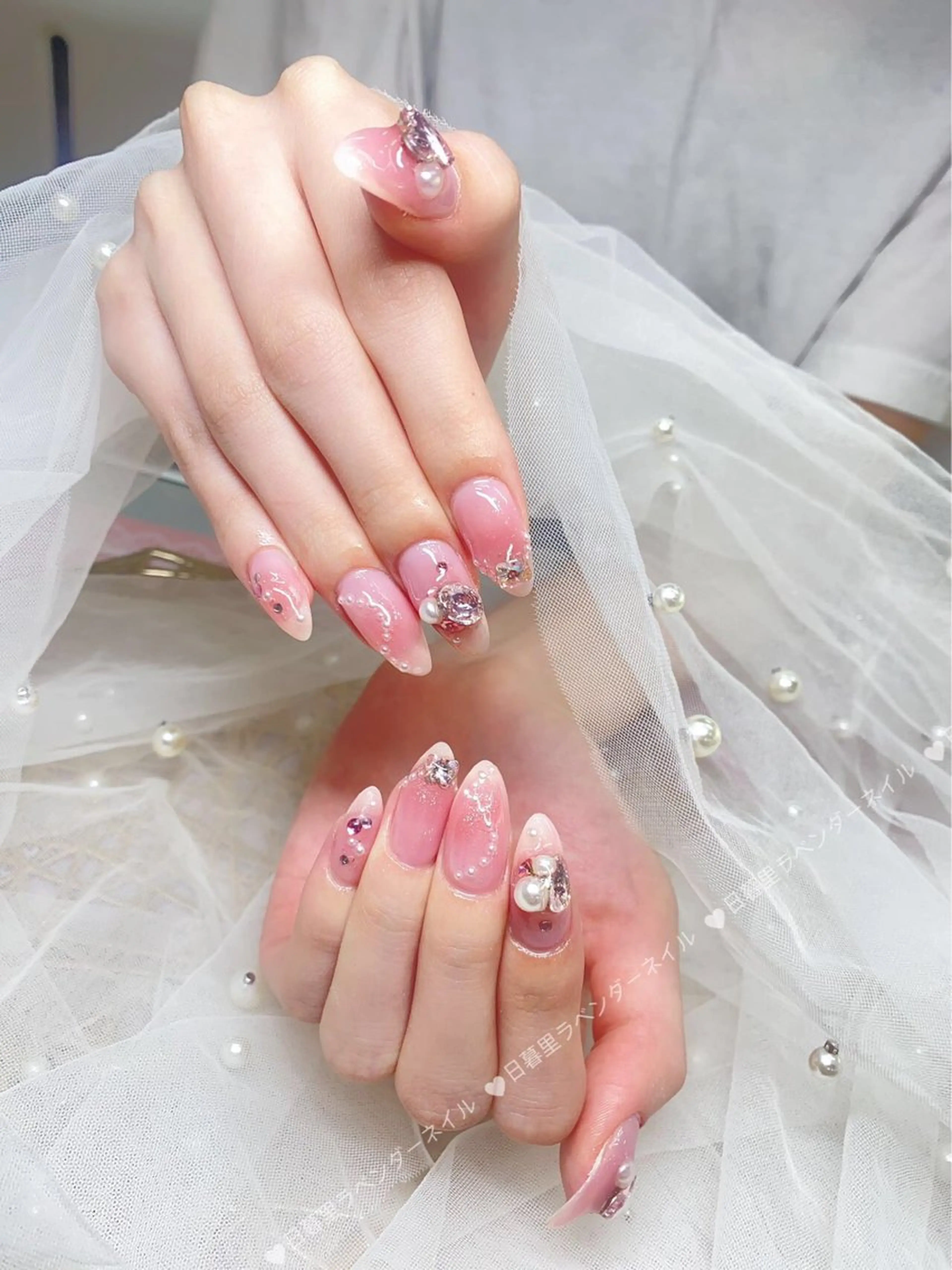 ネイル ラベンダー💖日暮里 ルル💖ネイルのネイルデザイン