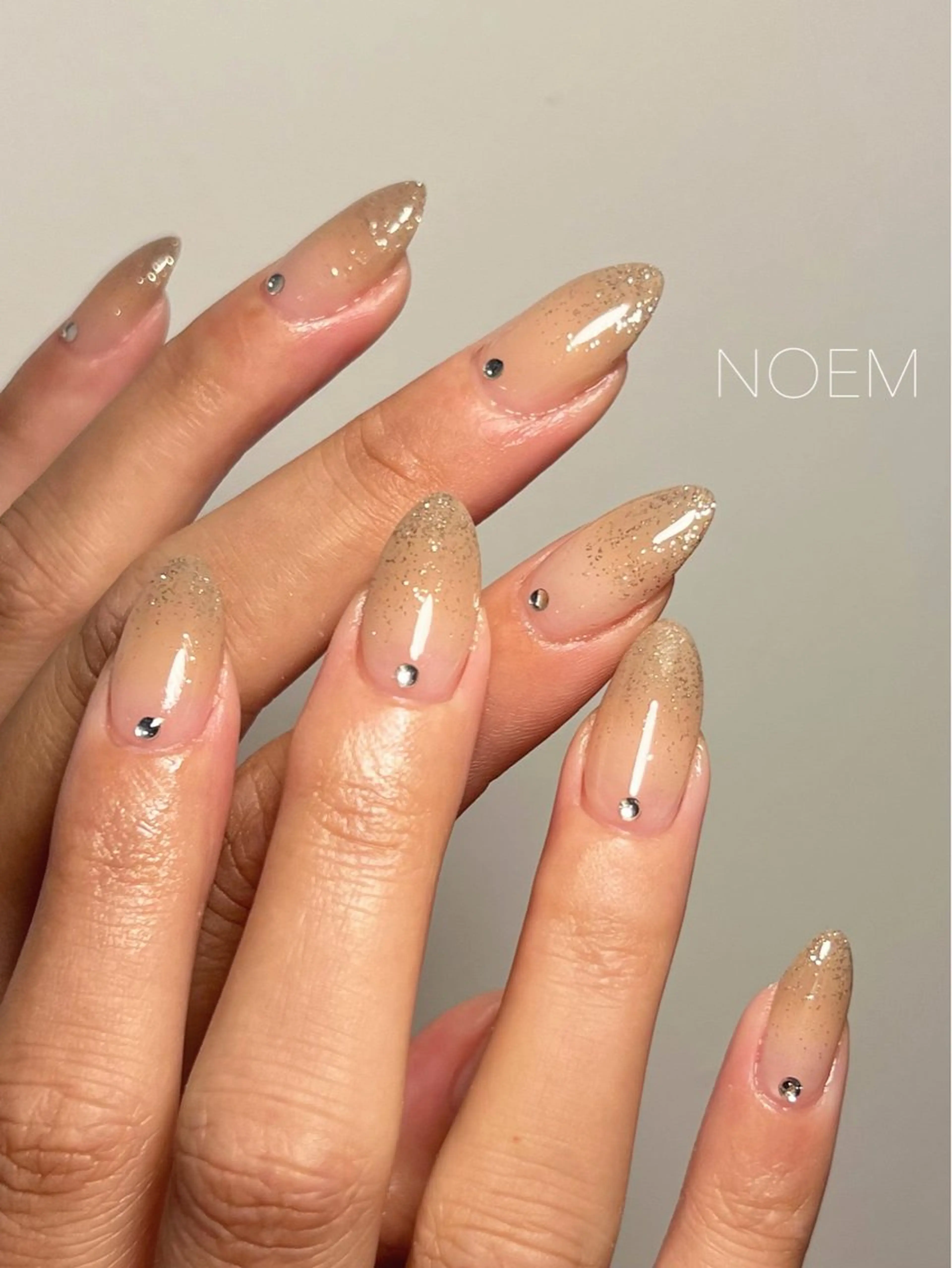 ネイル アートネイル フラッシュネイル キラキラネイル ラメ(グリッター) YUKARI NOEMのネイルデザイン