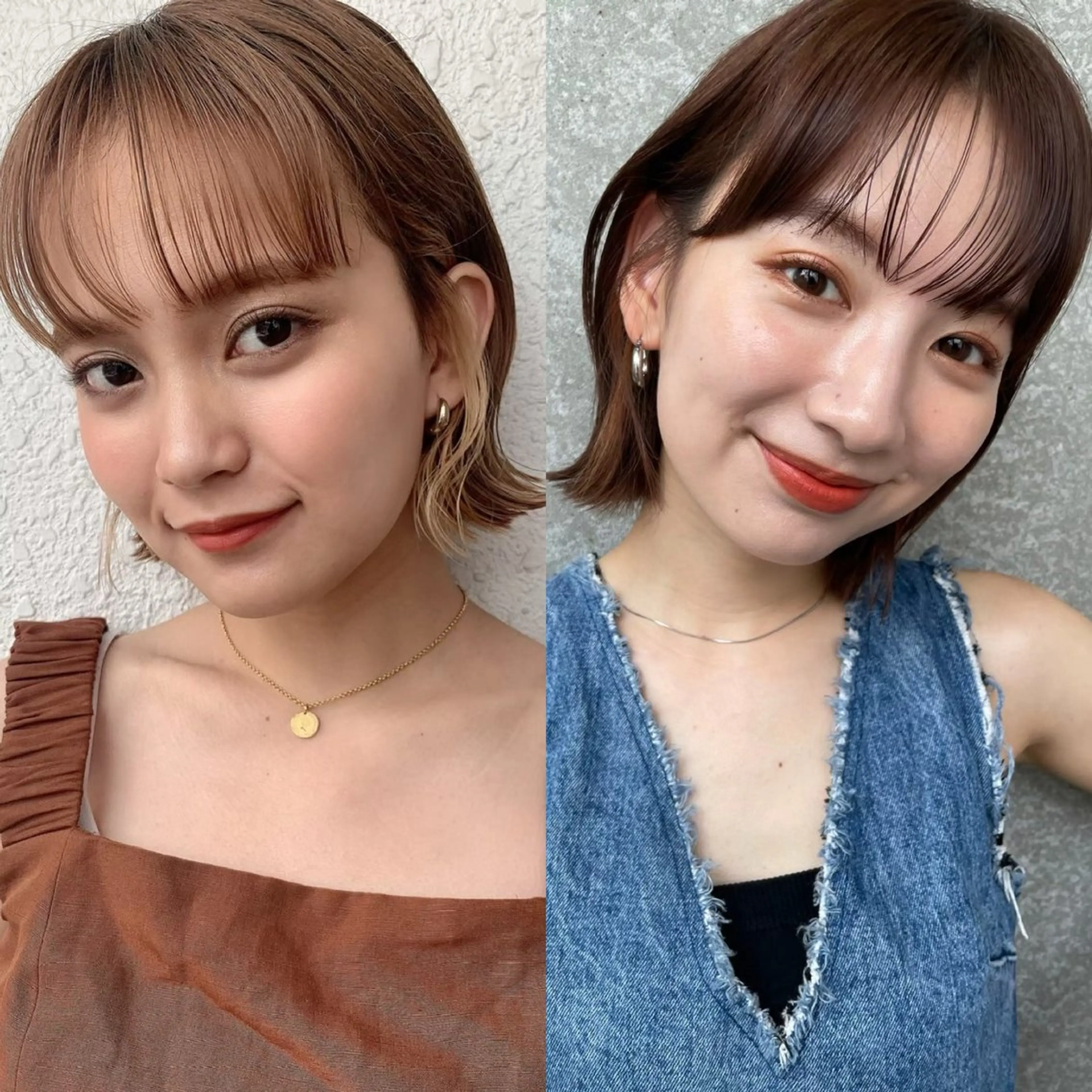 ショート カラー ヘアカラー トリートメント 🇰🇷韓国ヘア/ レイヤー/まさ❣️のヘアスタイル