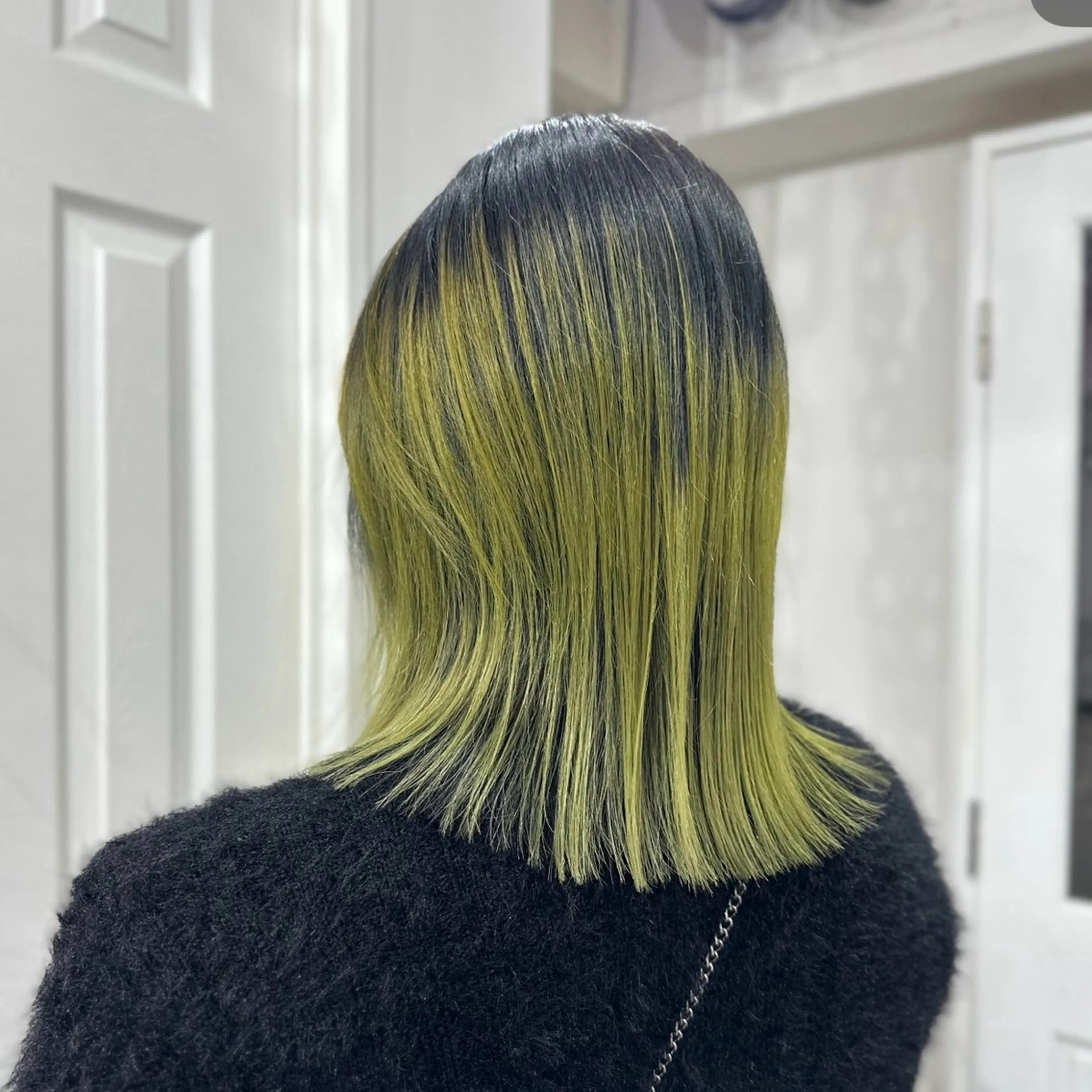 ミディアム カラー ヘアカラー ハイトーン/ウルフ /エクステ/ましろのヘアスタイル